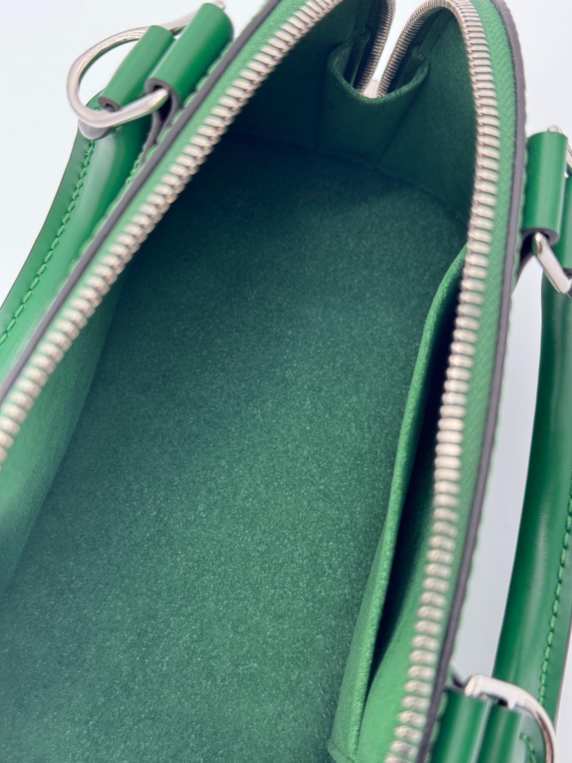 Louis Vuitton Alma BB Epi Borneo Green