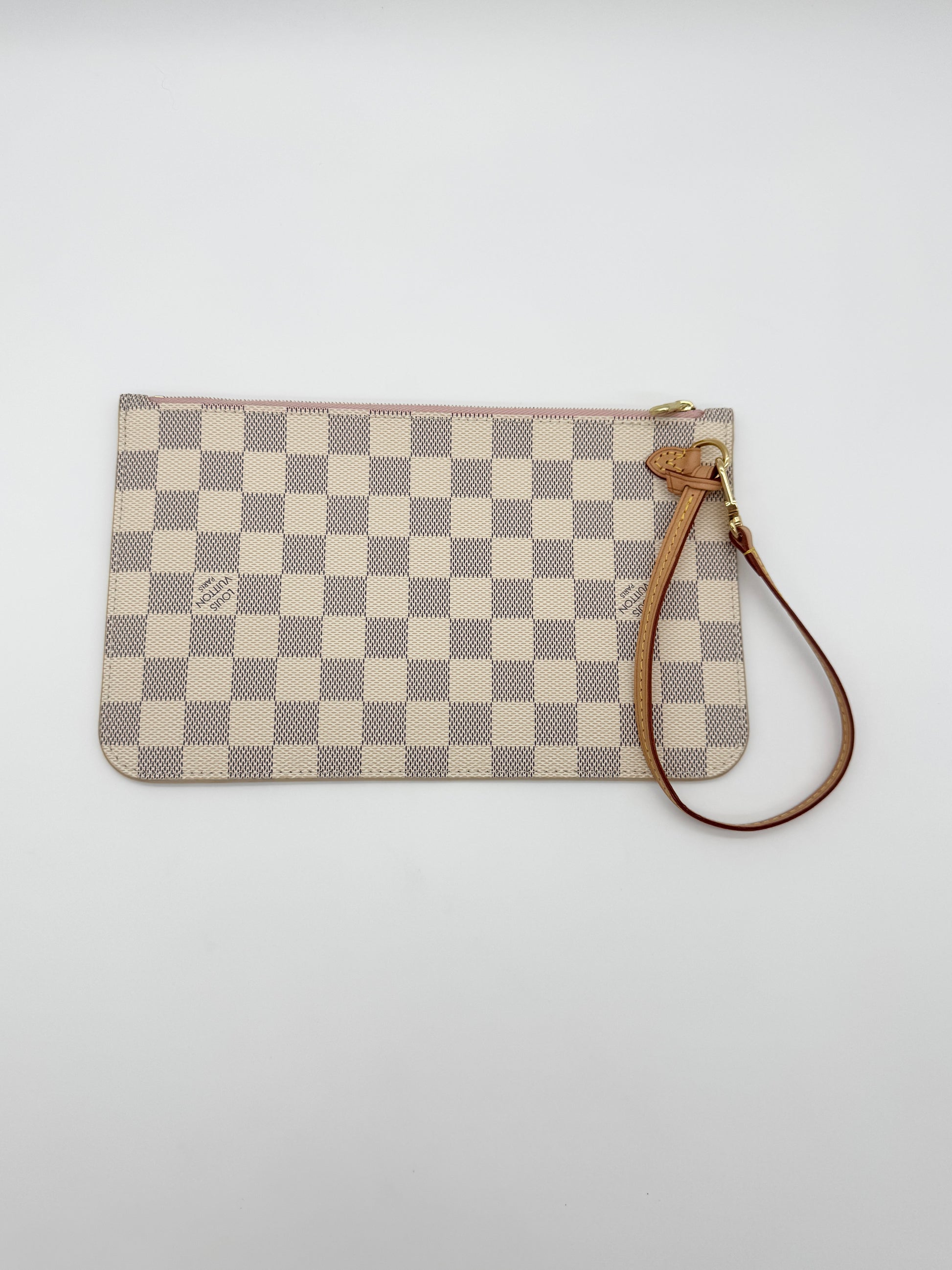 Louis Vuitton Neverfull Pochette MM/GM Damier Azur