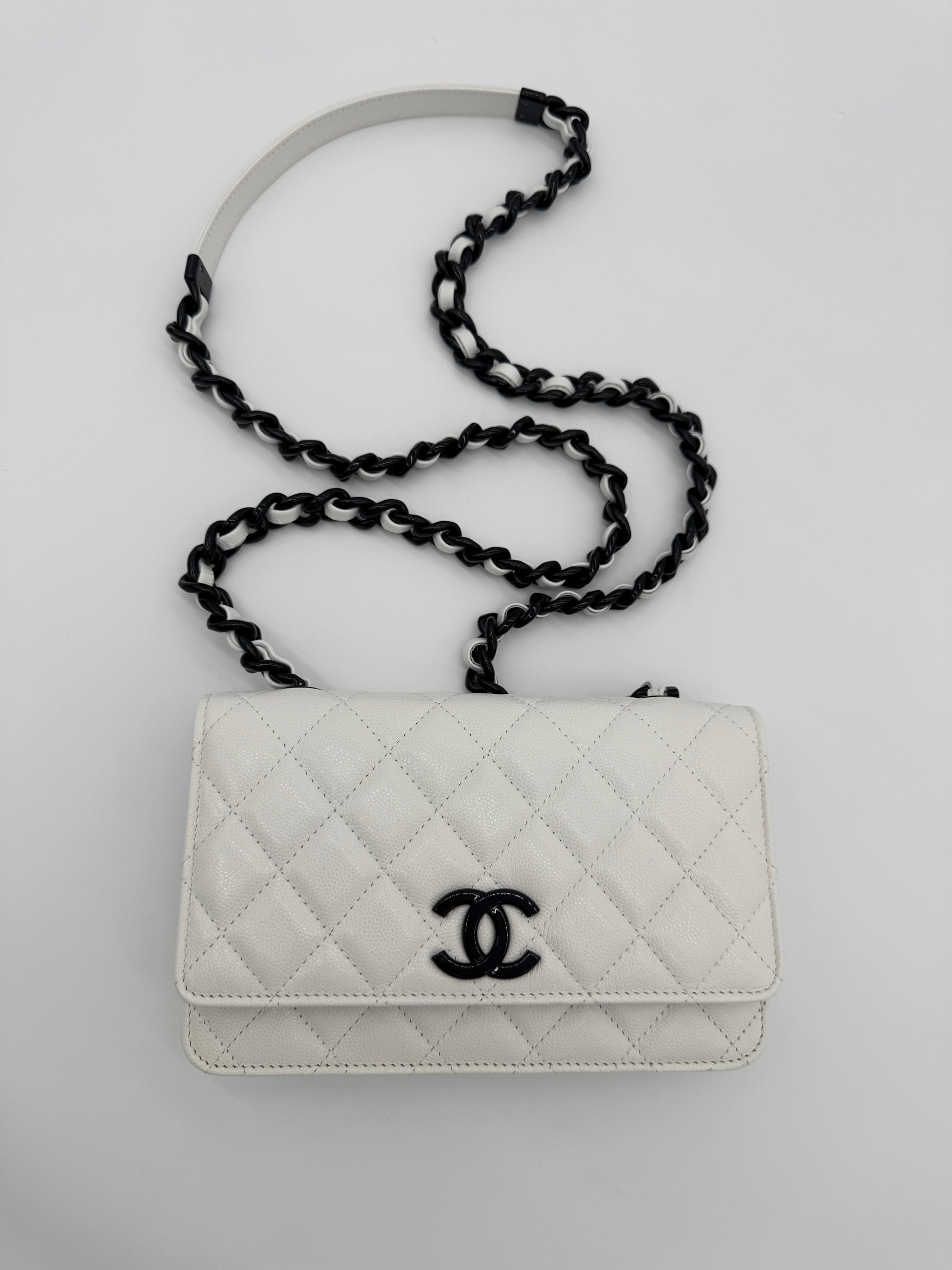 Chanel My Everything Caviar Quilted Wallet on Chain