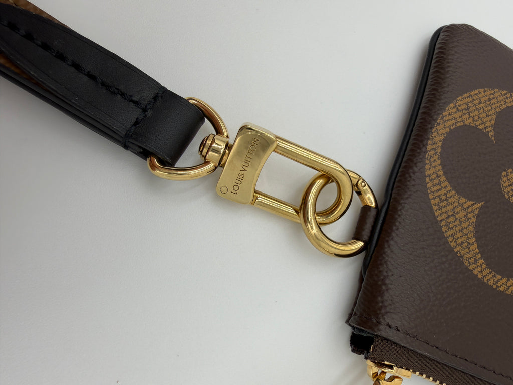 Louis Vuitton Monogram Giant Pochette with Wrist Strap