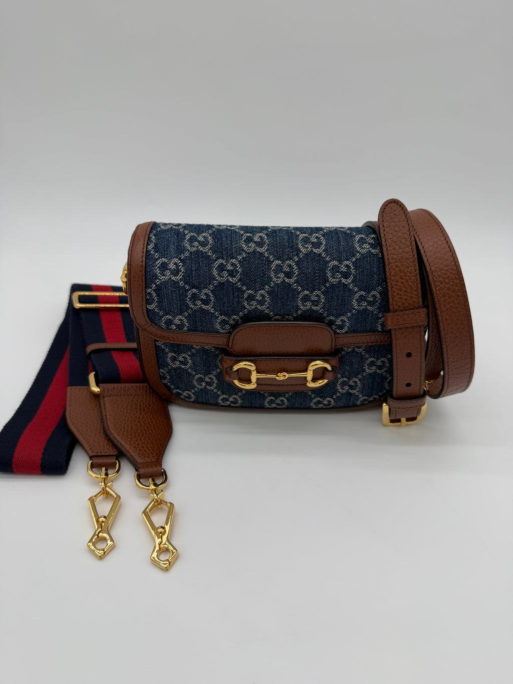 Gucci Denim Horsebit Mini