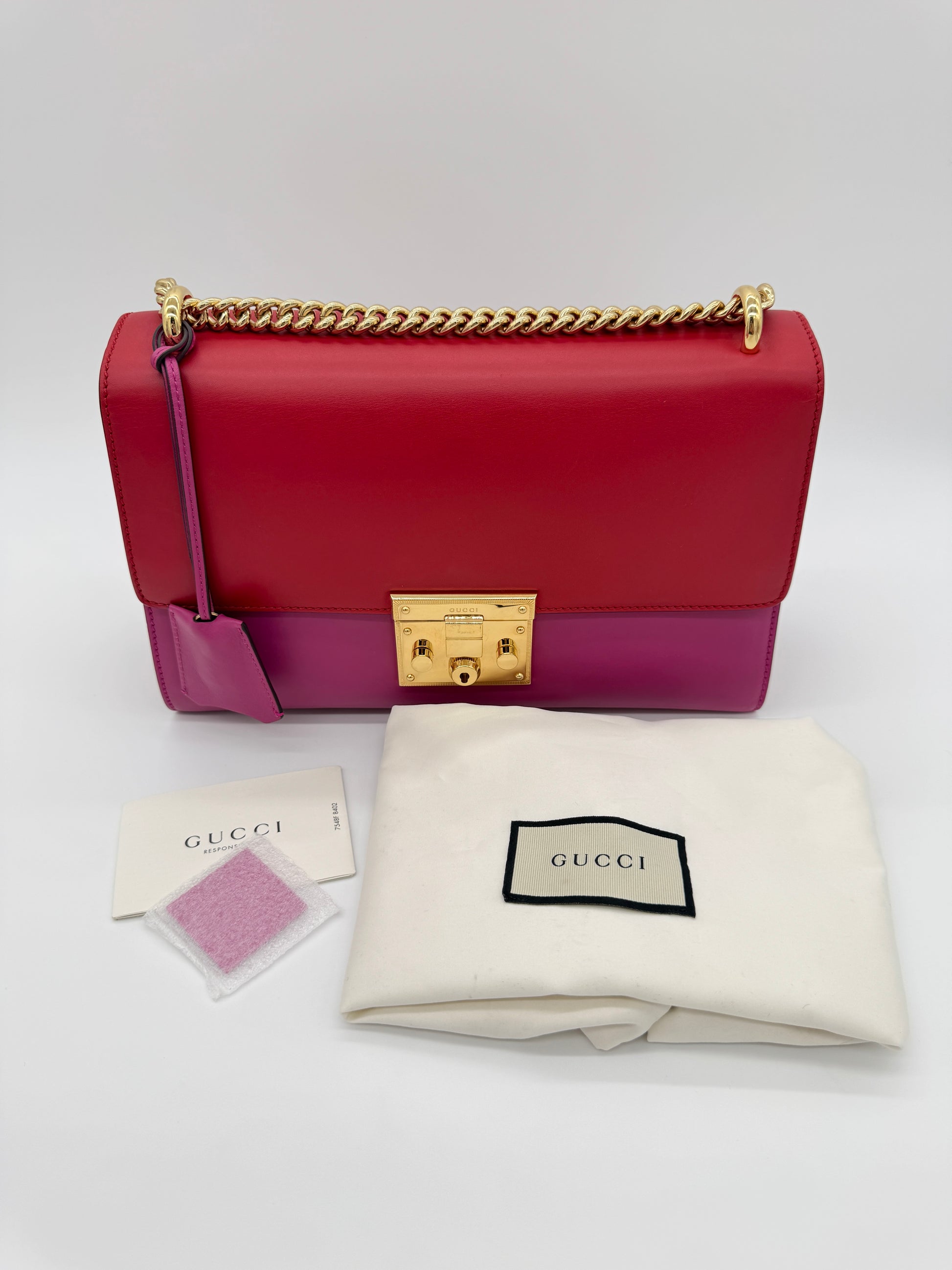 Gucci Padlock Colorblock Medium Shoulder Bag