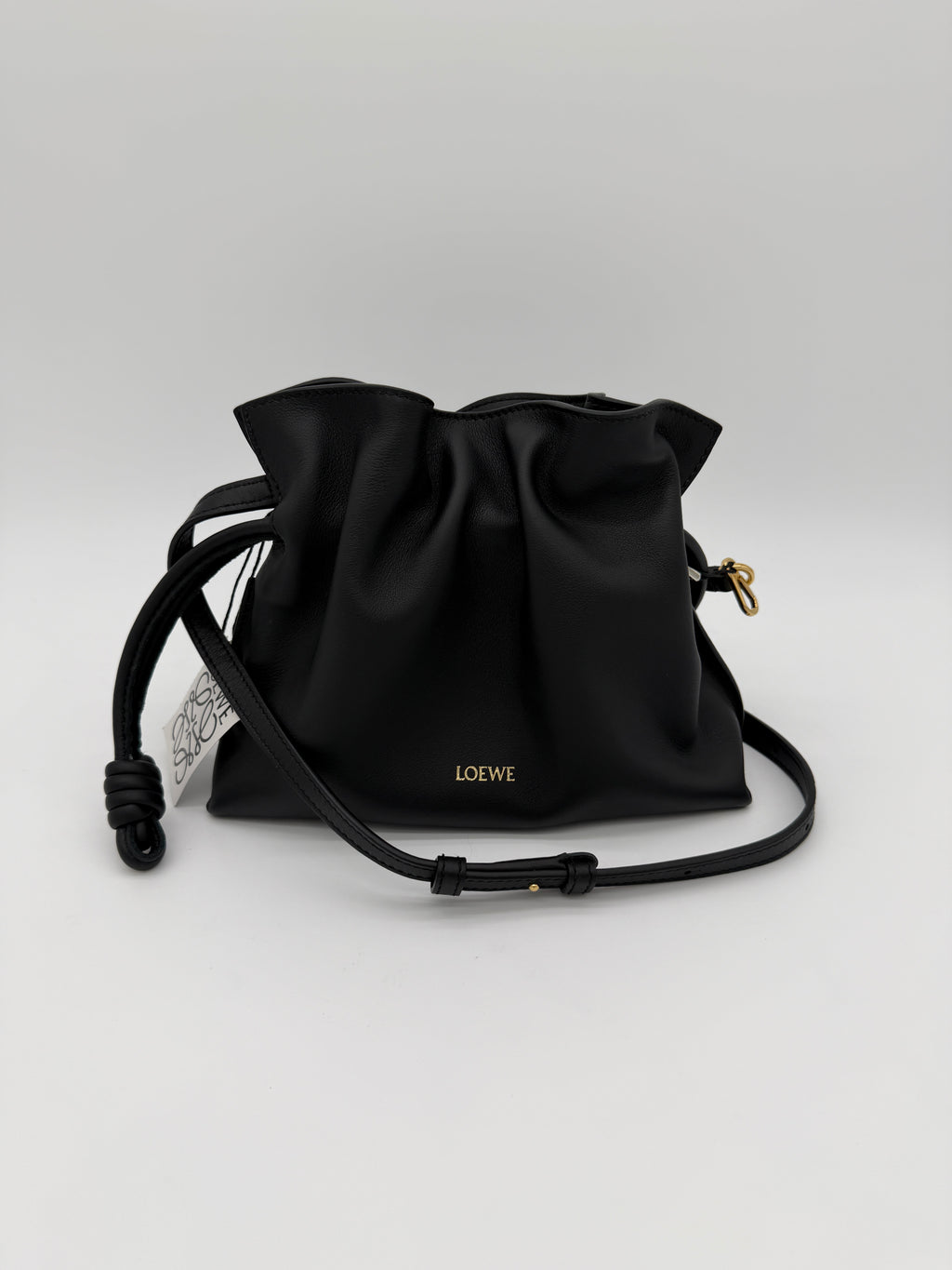Loewe Flamenco Black Mini Clutch Bag