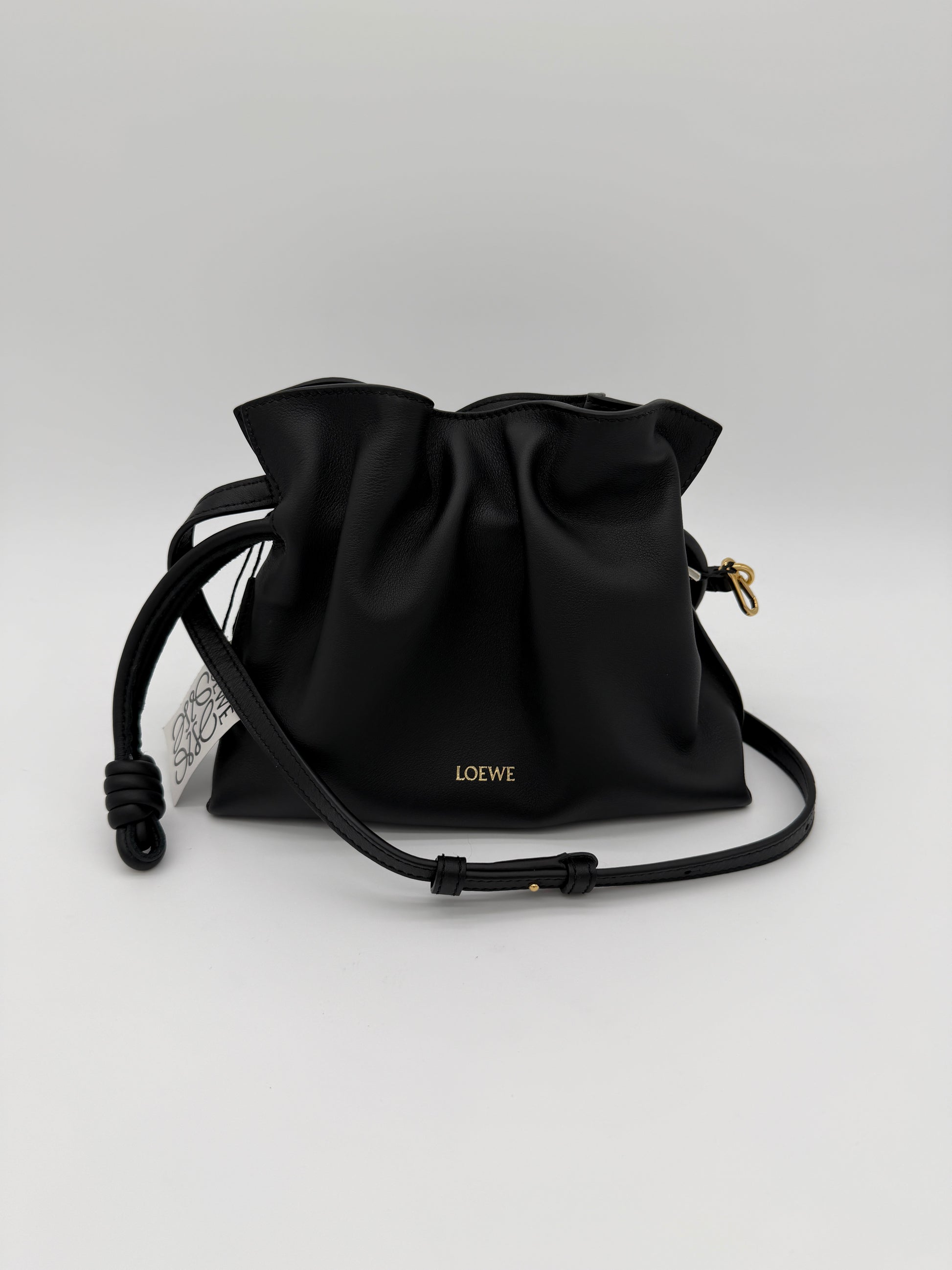 Loewe Flamenco Black Mini Clutch Bag