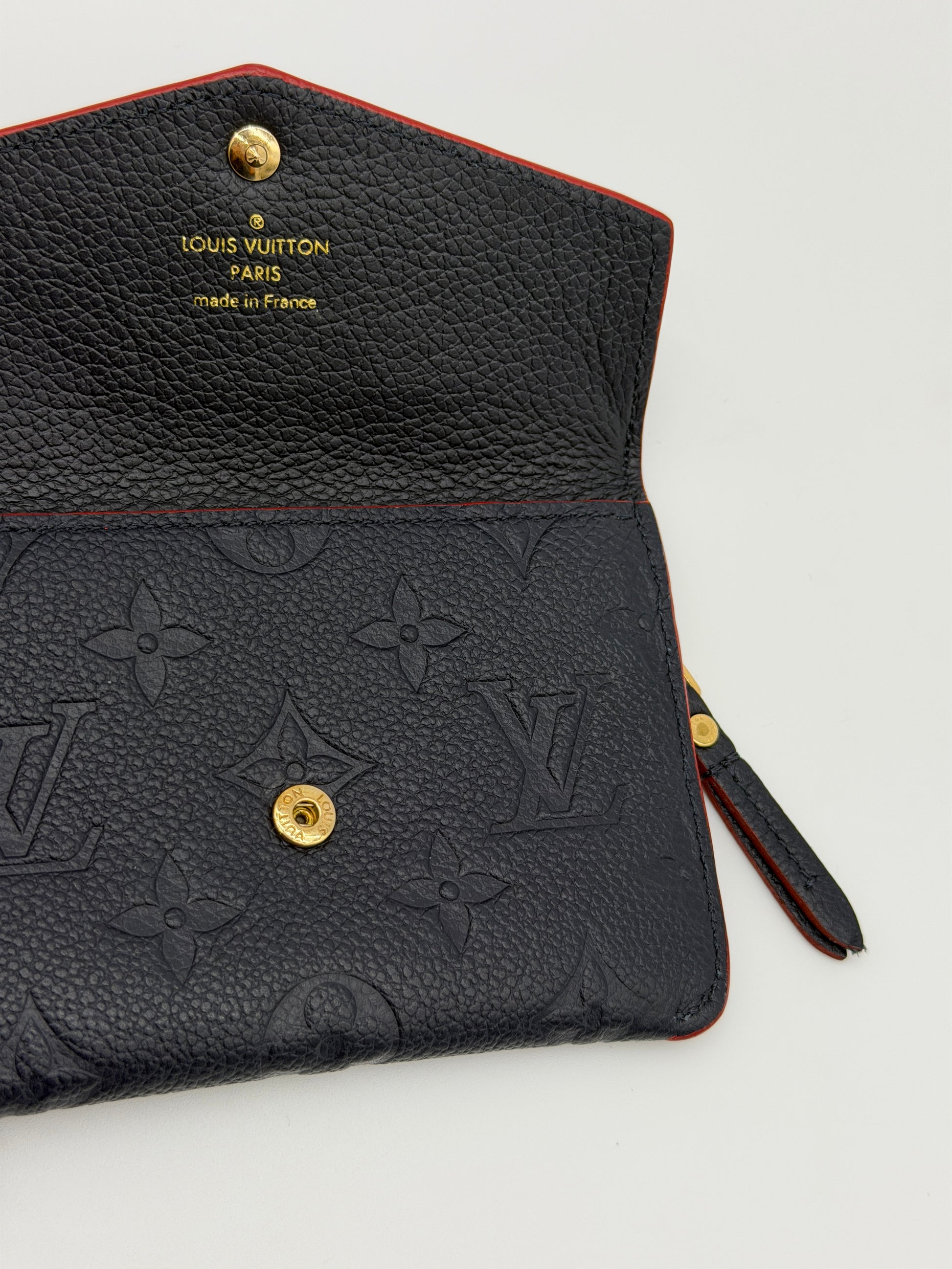 Louis Vuitton Marine Rouge Empreinte Key Pouch