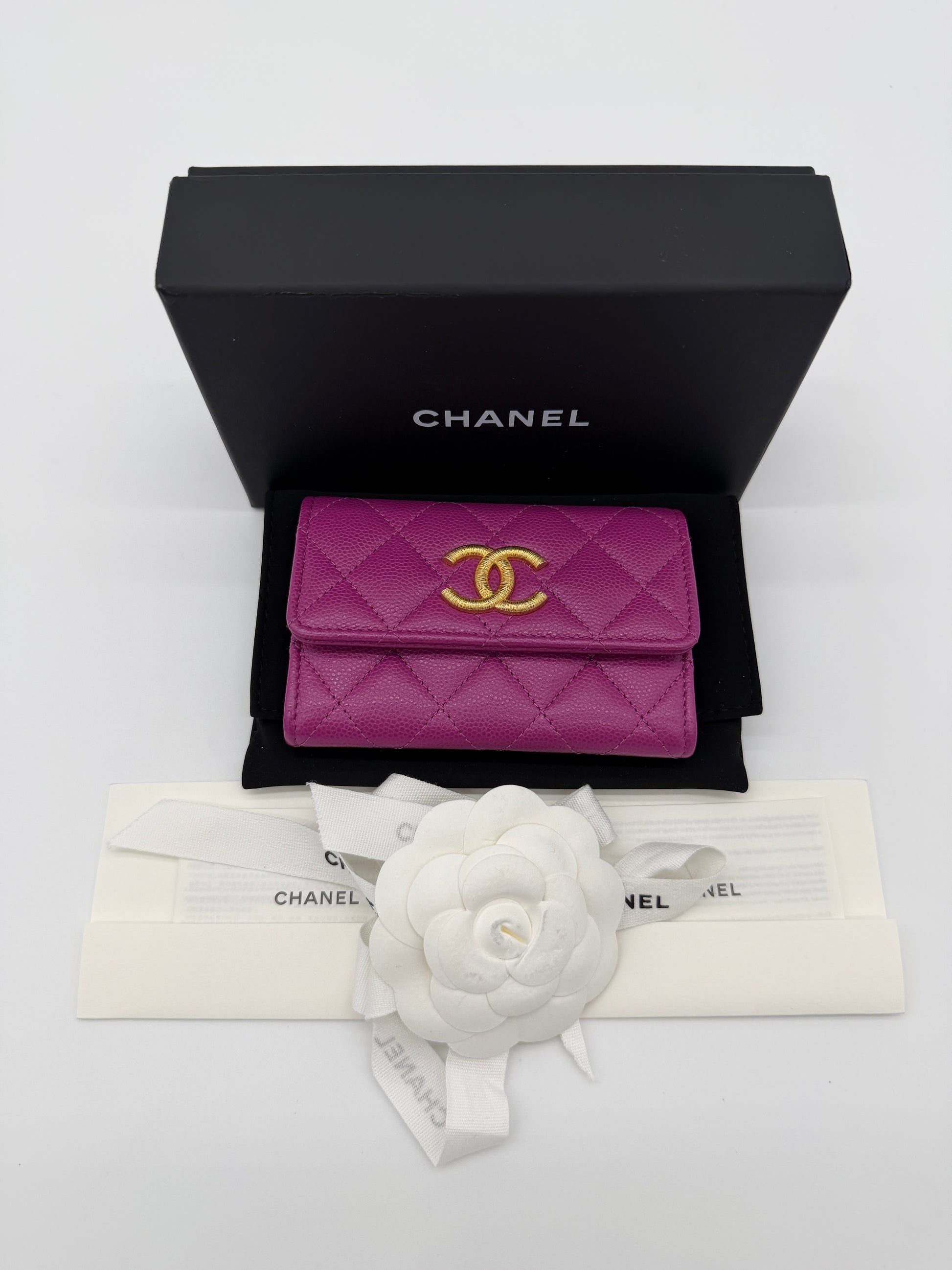 Chanel Caviar Flap Cardholder