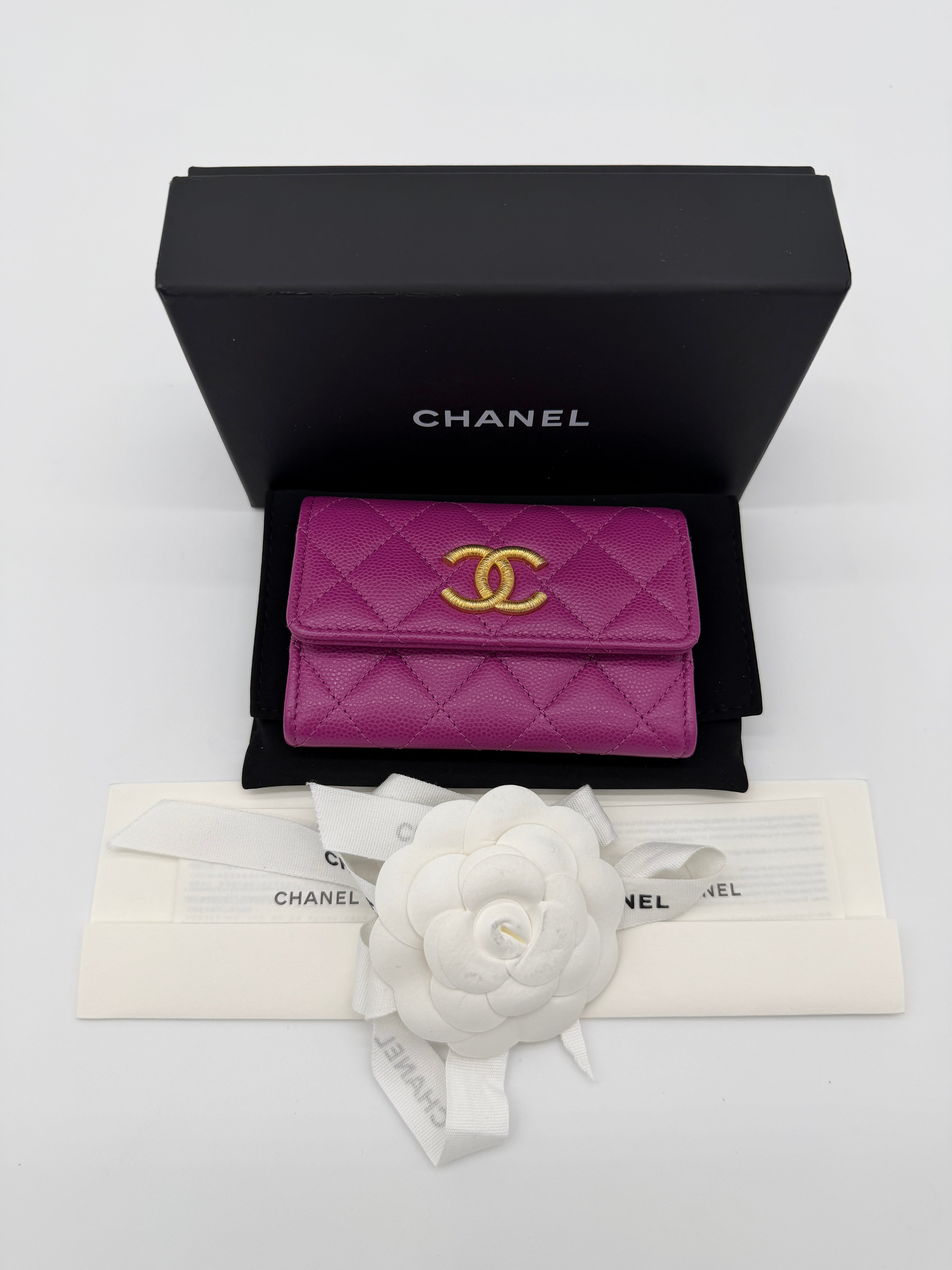 Chanel Caviar Flap Cardholder