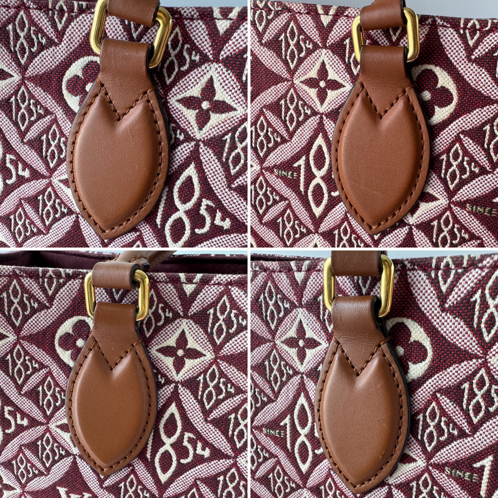 Louis Vuitton OnTheGo GM Jacquard Since 1854 Bordeaux