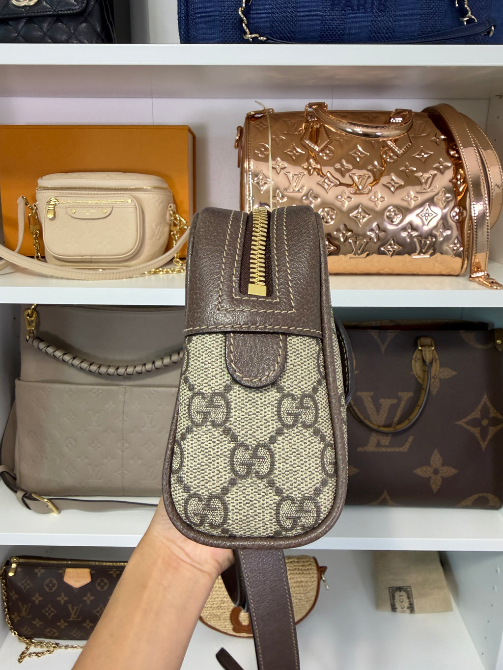 Gucci GG Supreme Ophidia Belt Bag Size 85