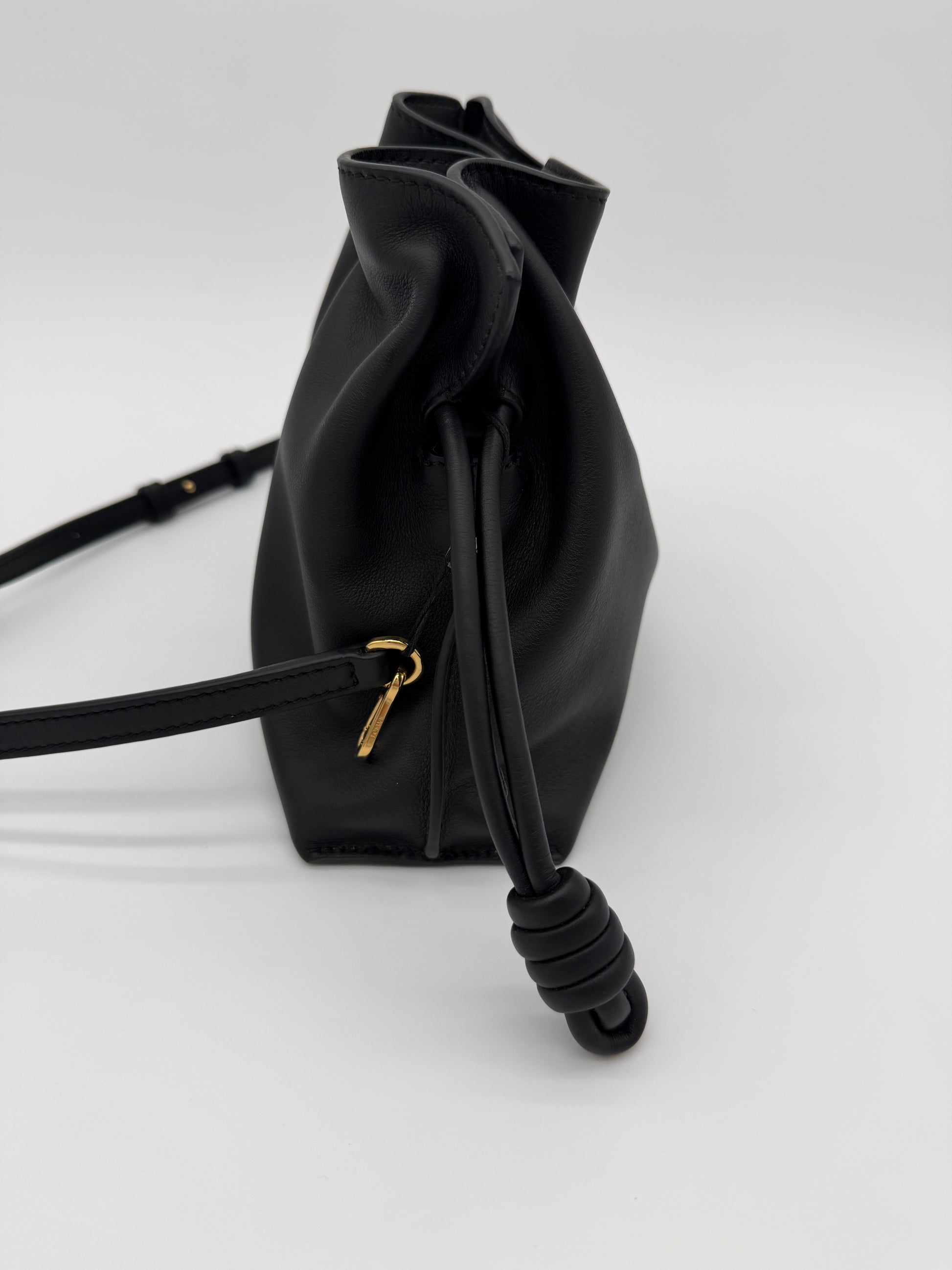 Loewe Flamenco Black Mini Clutch Bag