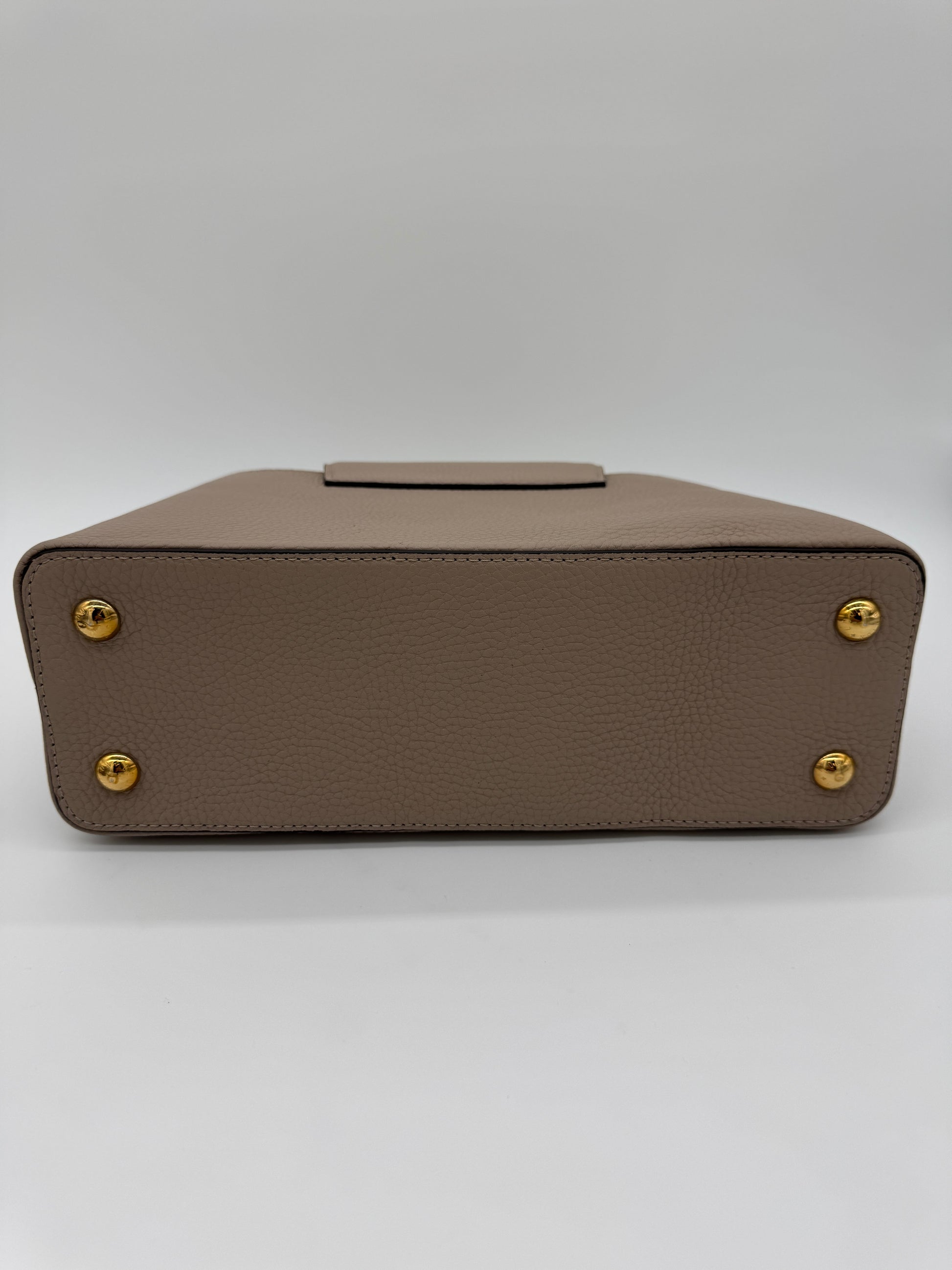 Louis Vuitton Capucines PM Taurillon Galet Leather & Python