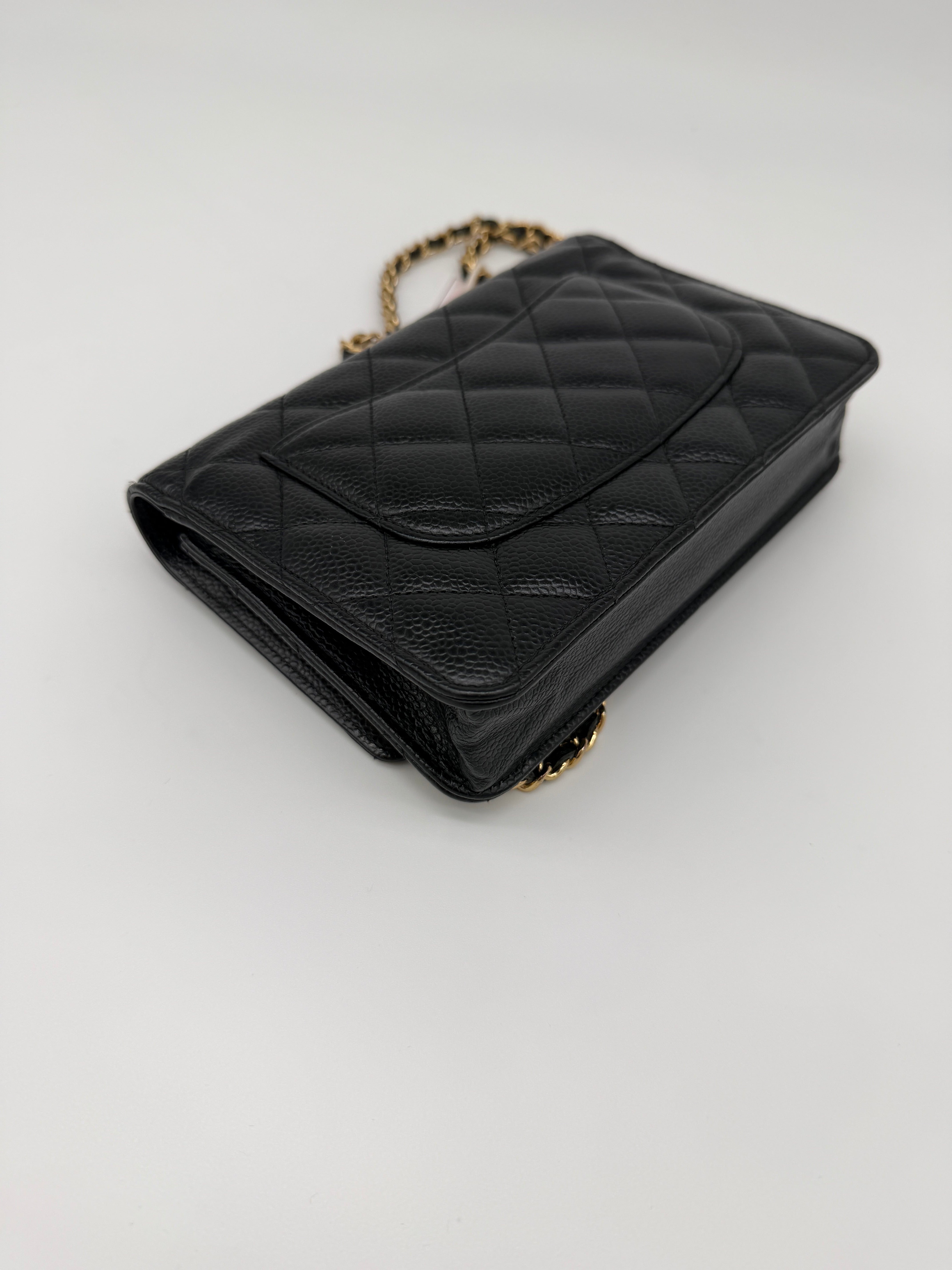 Chanel Black Caviar Wallet on Chain