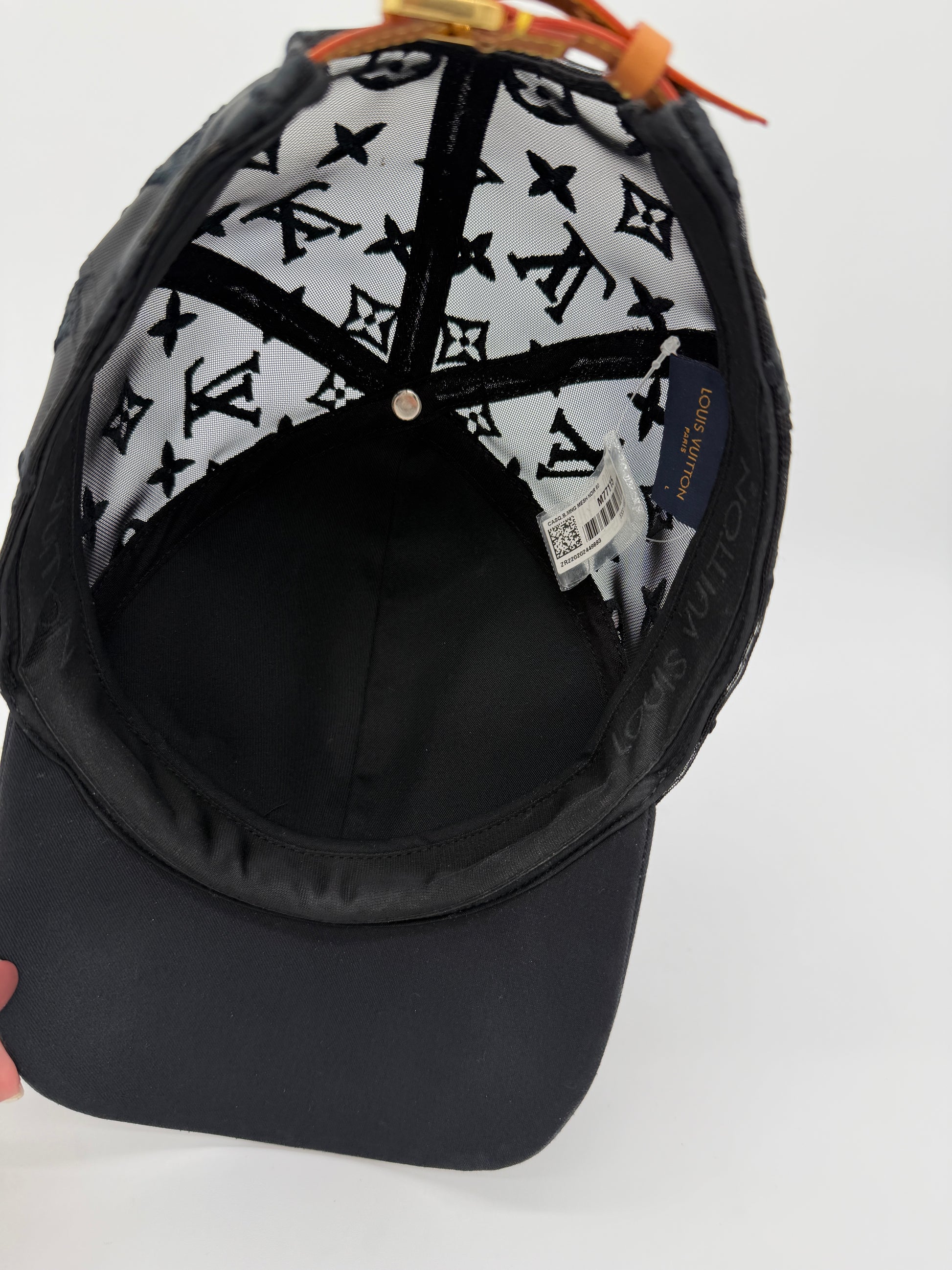 Louis Vuitton Mesh Monogram Baseball Cap Size 60