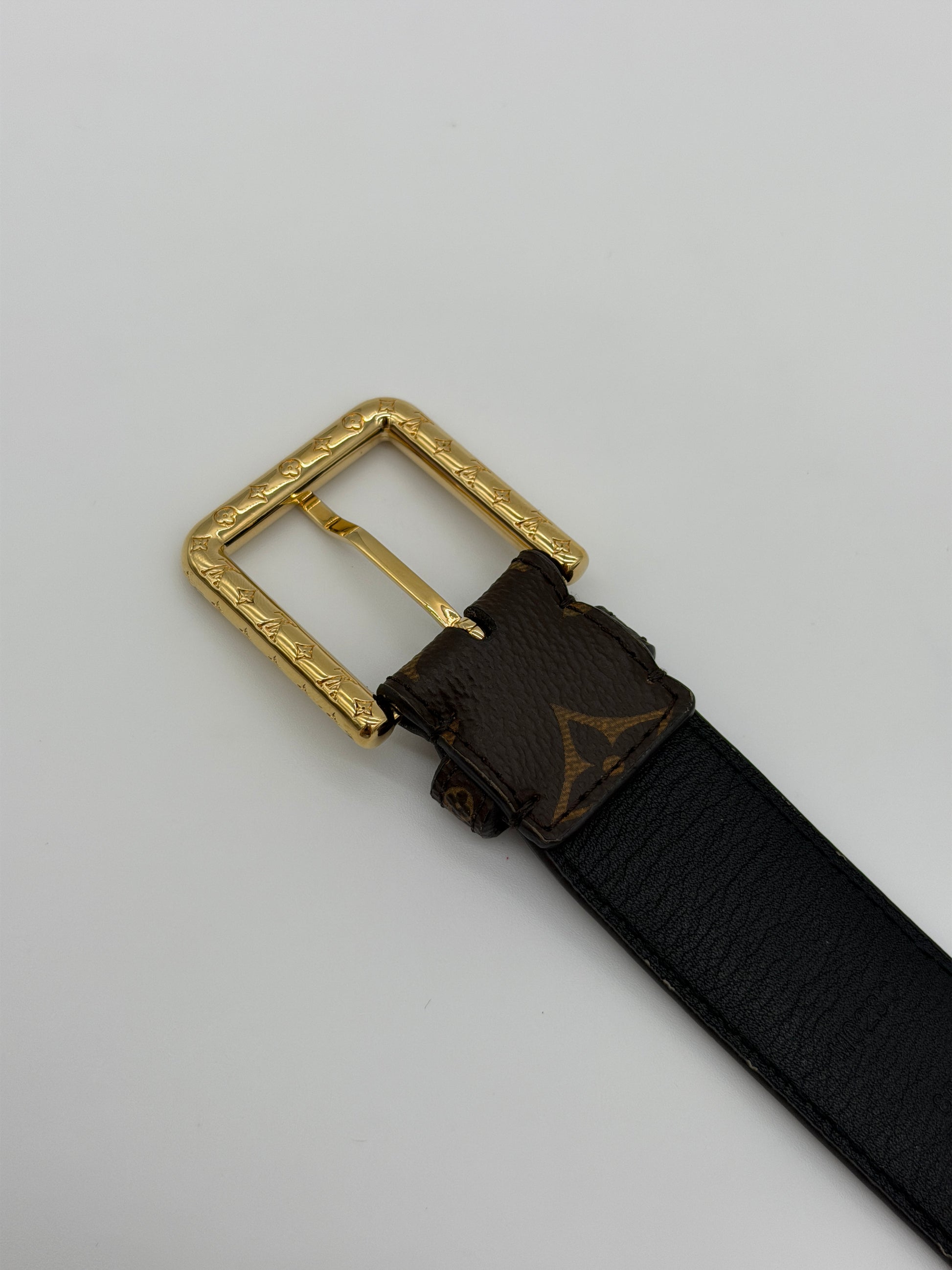 Louis Vuitton 30mm Monogram Belt Size 80