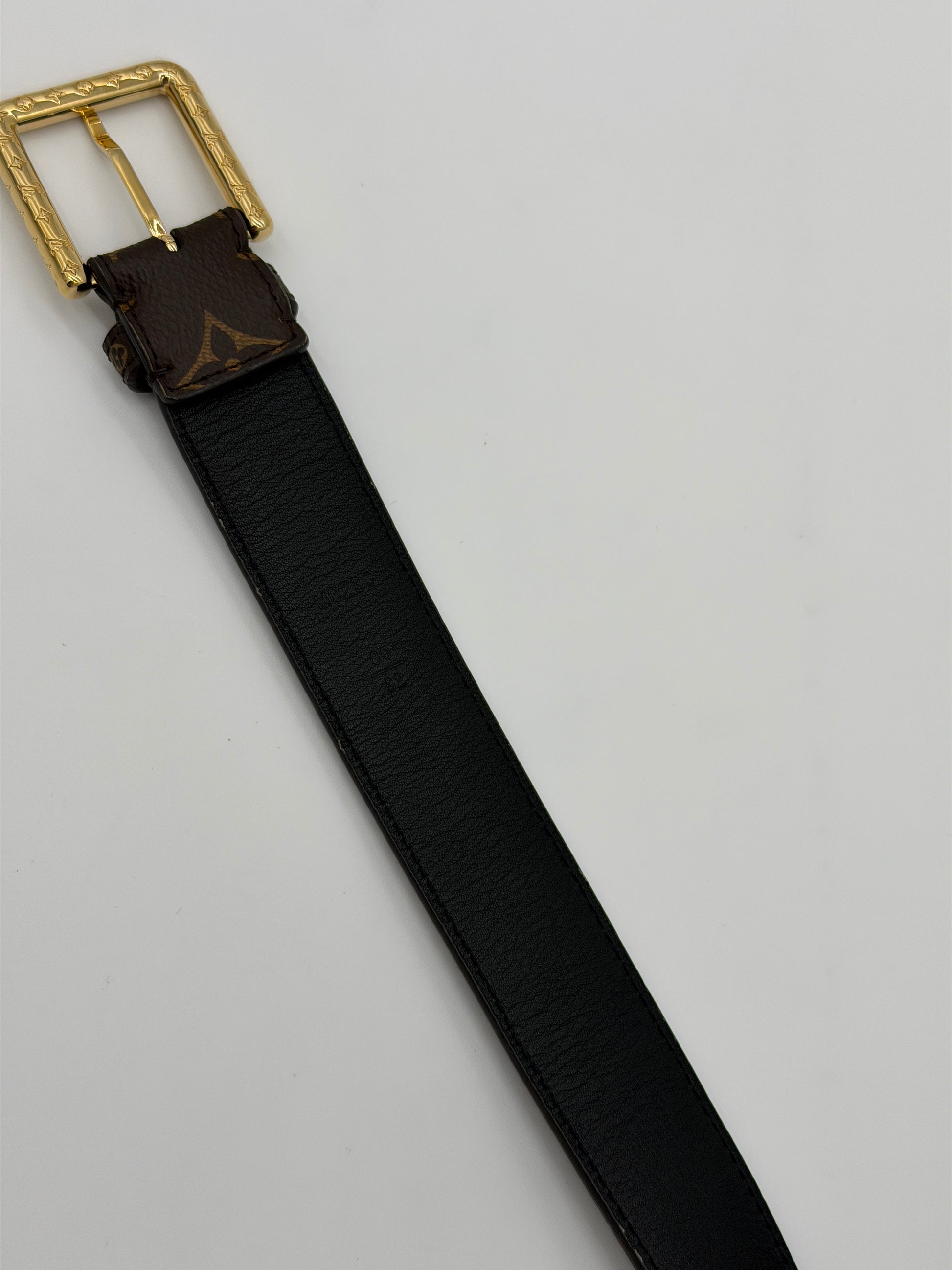 Louis Vuitton 30mm Monogram Belt Size 80