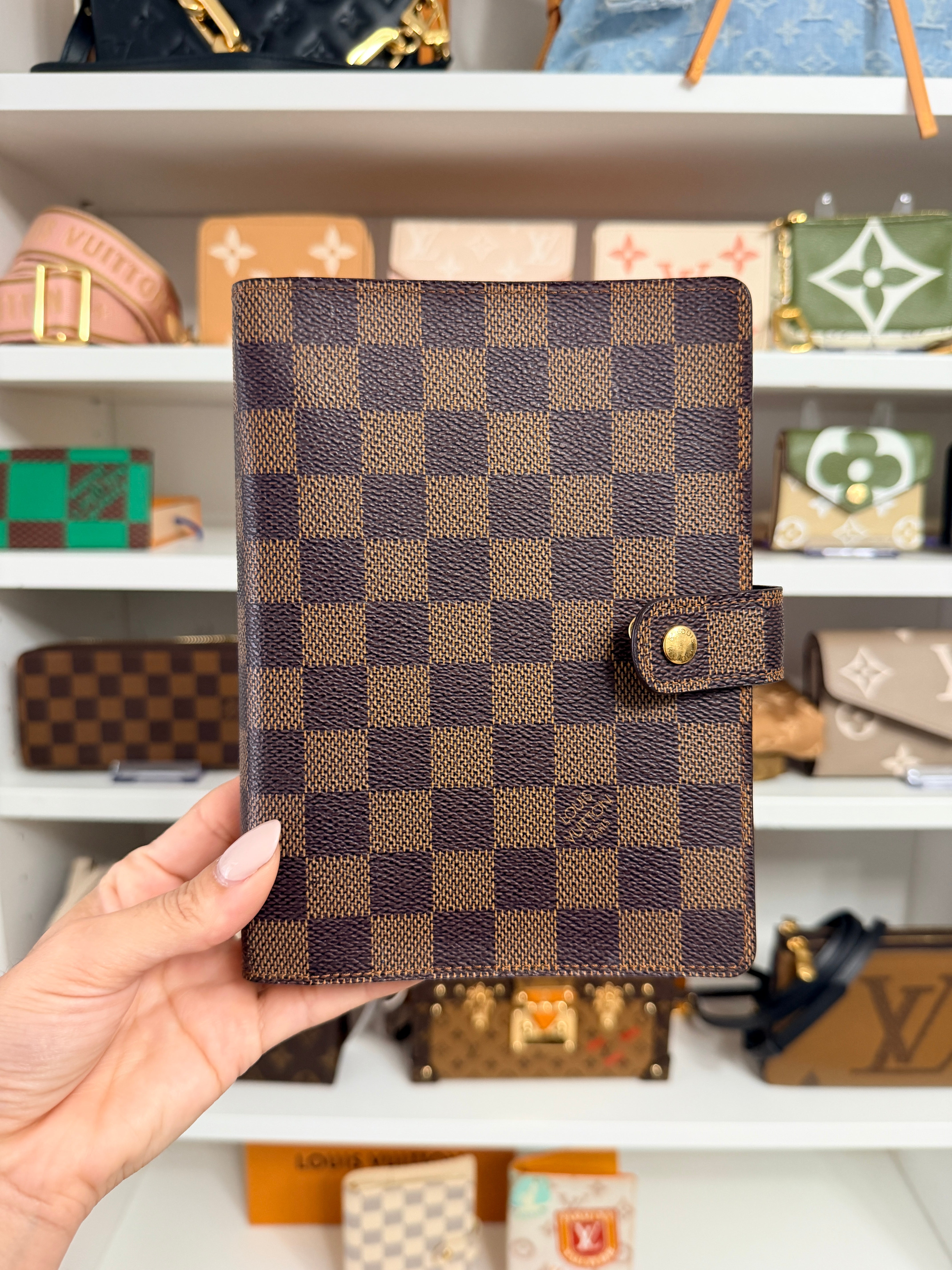 Louis Vuitton Damier Ebene Agenda MM