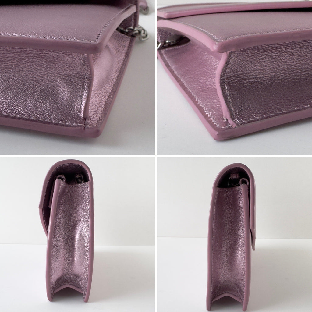 Saint Laurent Wallet on Chain New Azalea Pink
