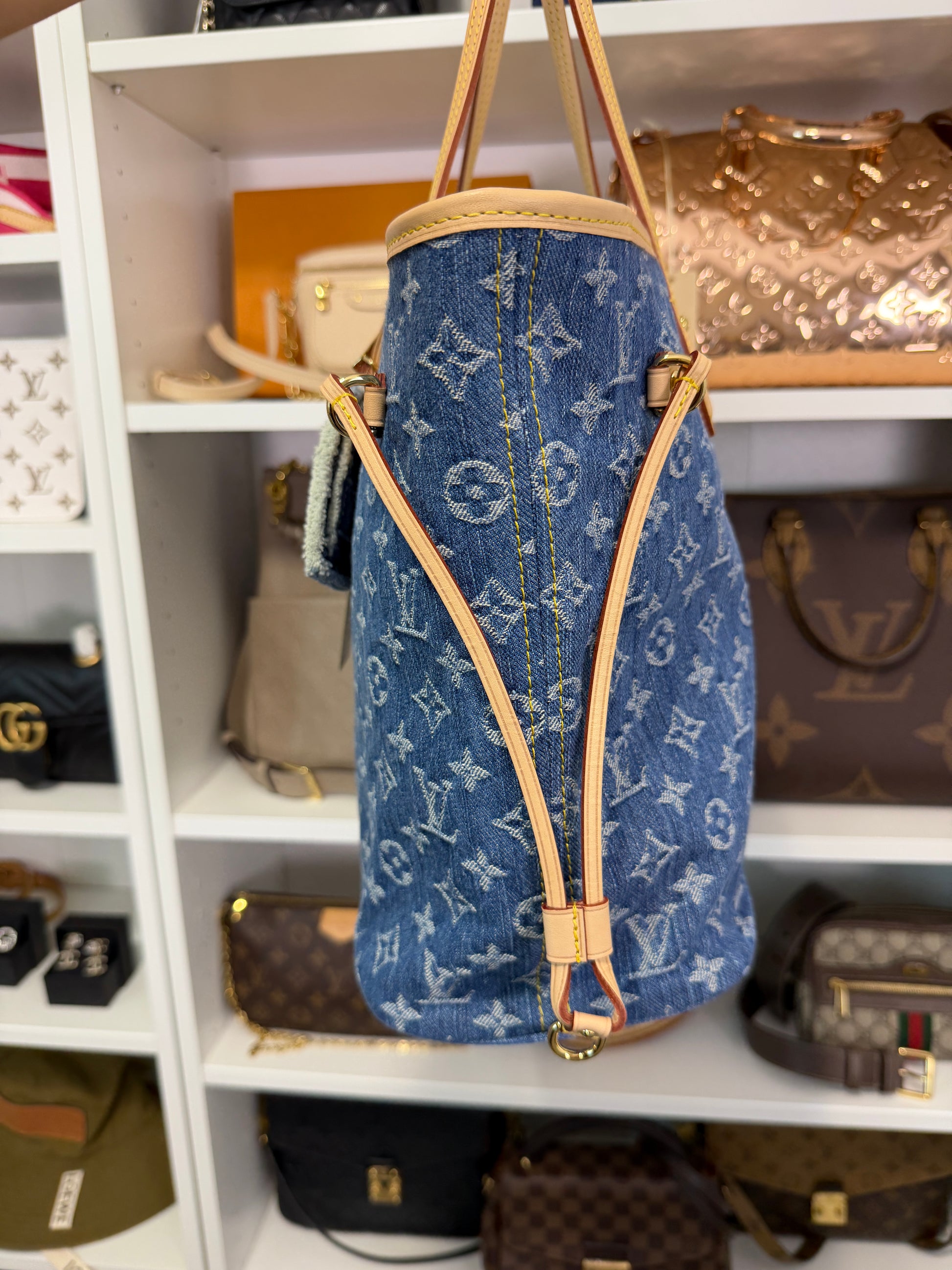 Louis Vuitton Denim Neverfull MM