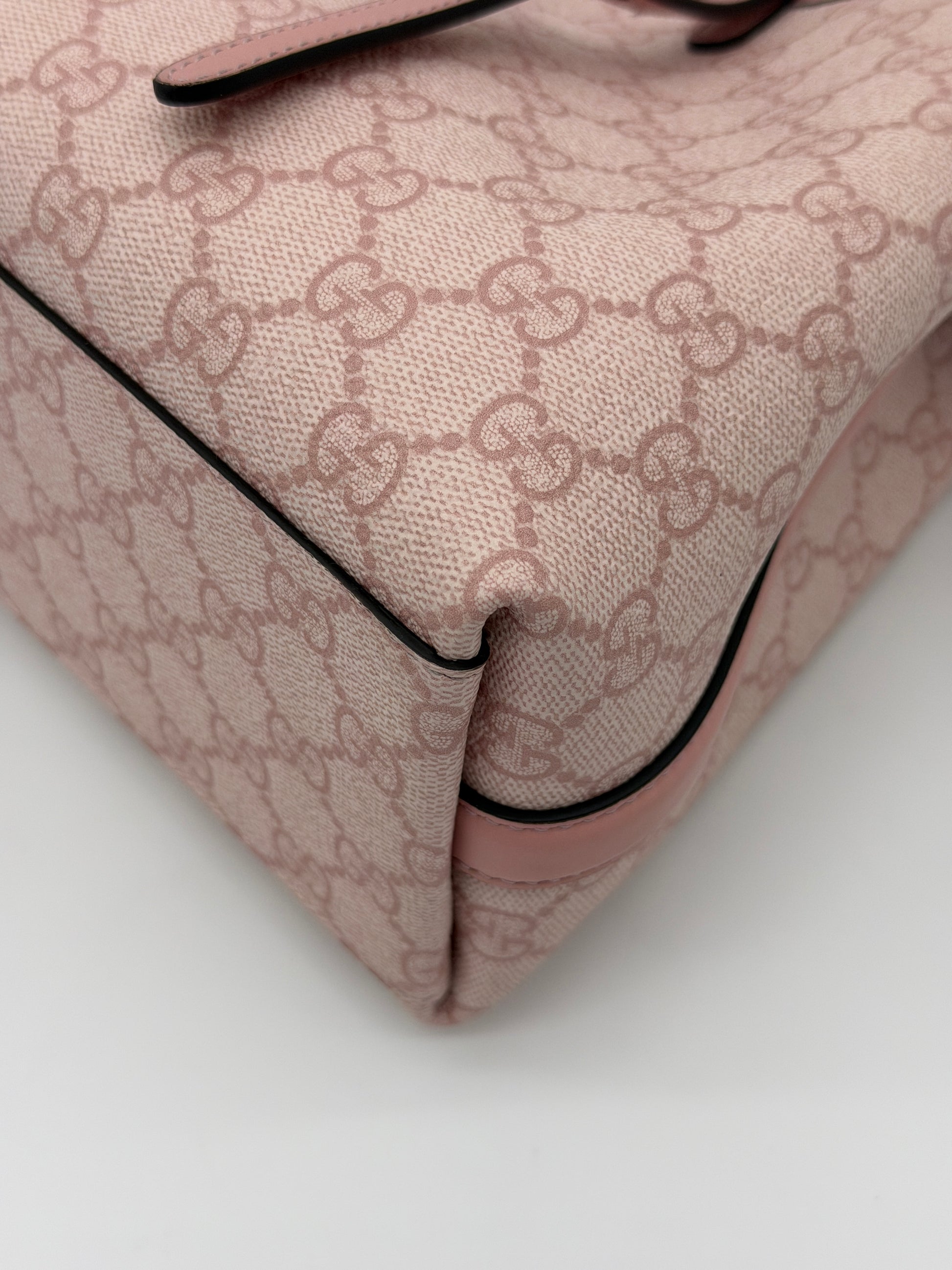 Gucci GG Emblem Medium Tote Pink
