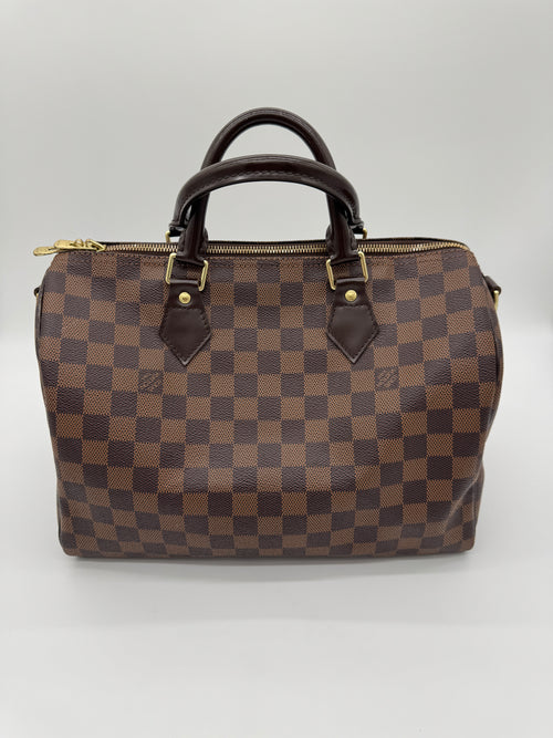 Louis Vuitton Speedy Bandouliere 30 Damier Ebene