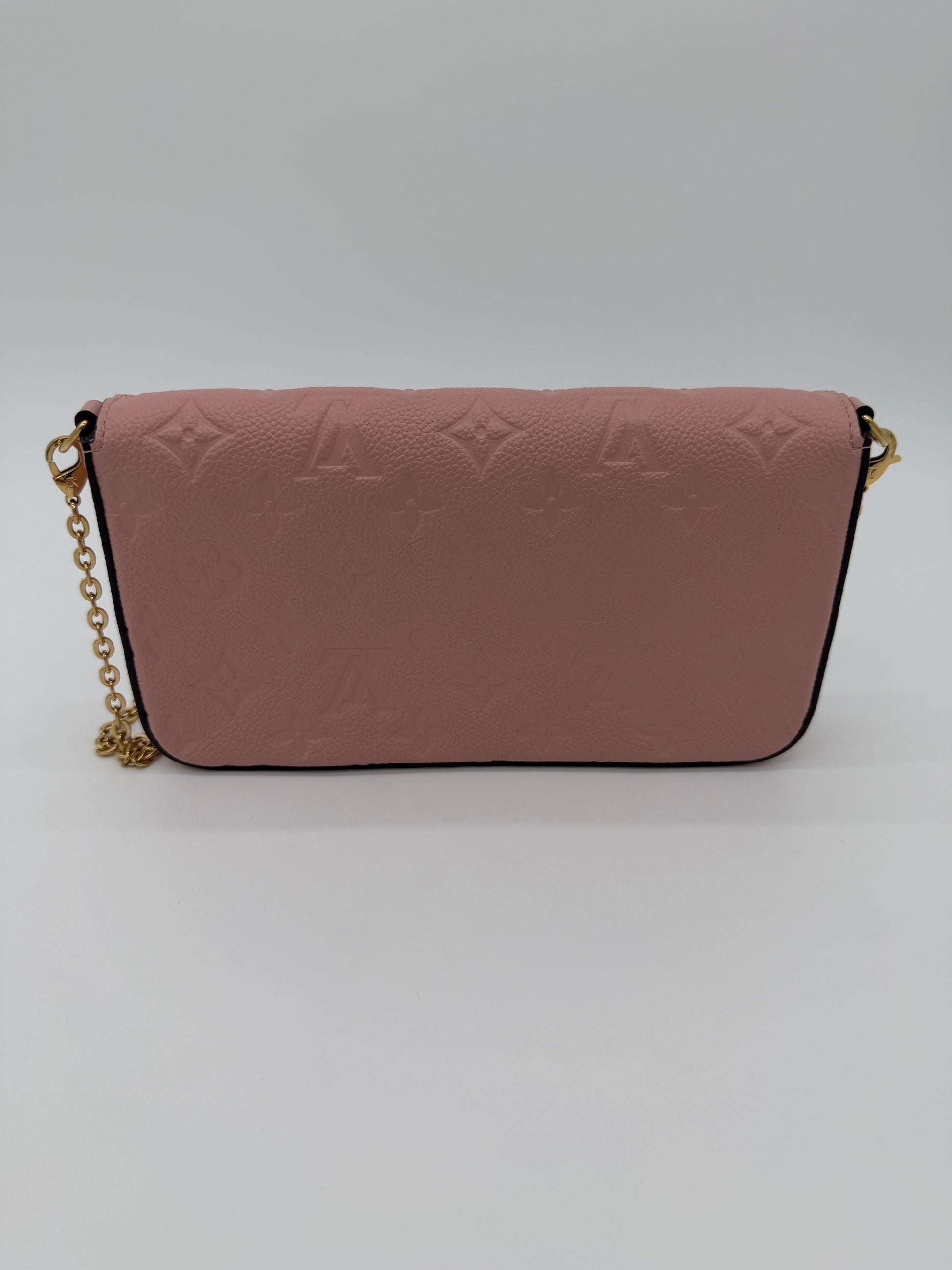 Louis Vuitton Pochette Felicie Empreinte Rose Poudre Pink
