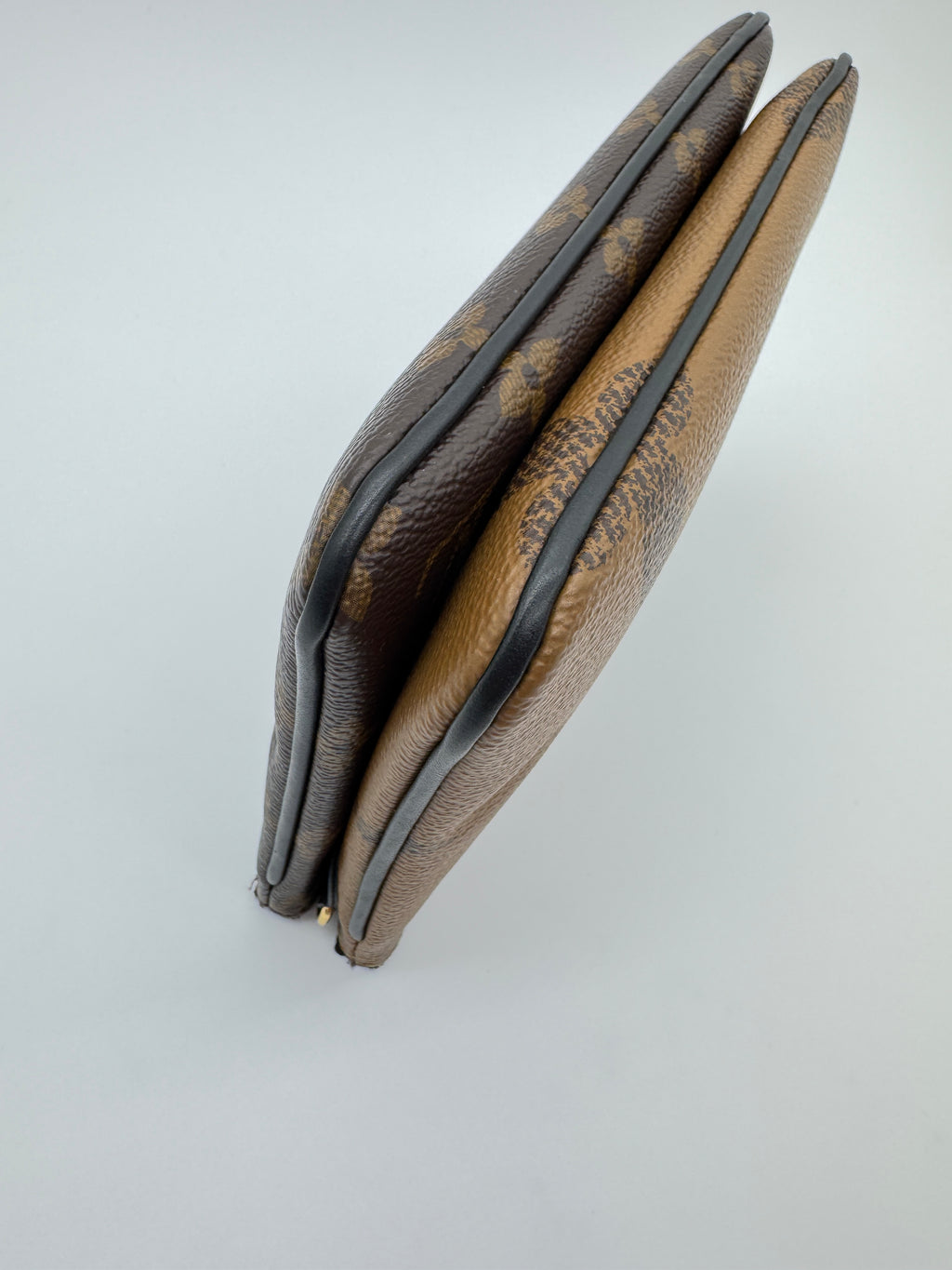 Louis Vuitton Double Zip Pochette Reverse Monogram Giant