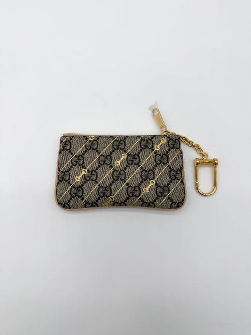 Gucci GG Supreme Horsebit Key Pouch