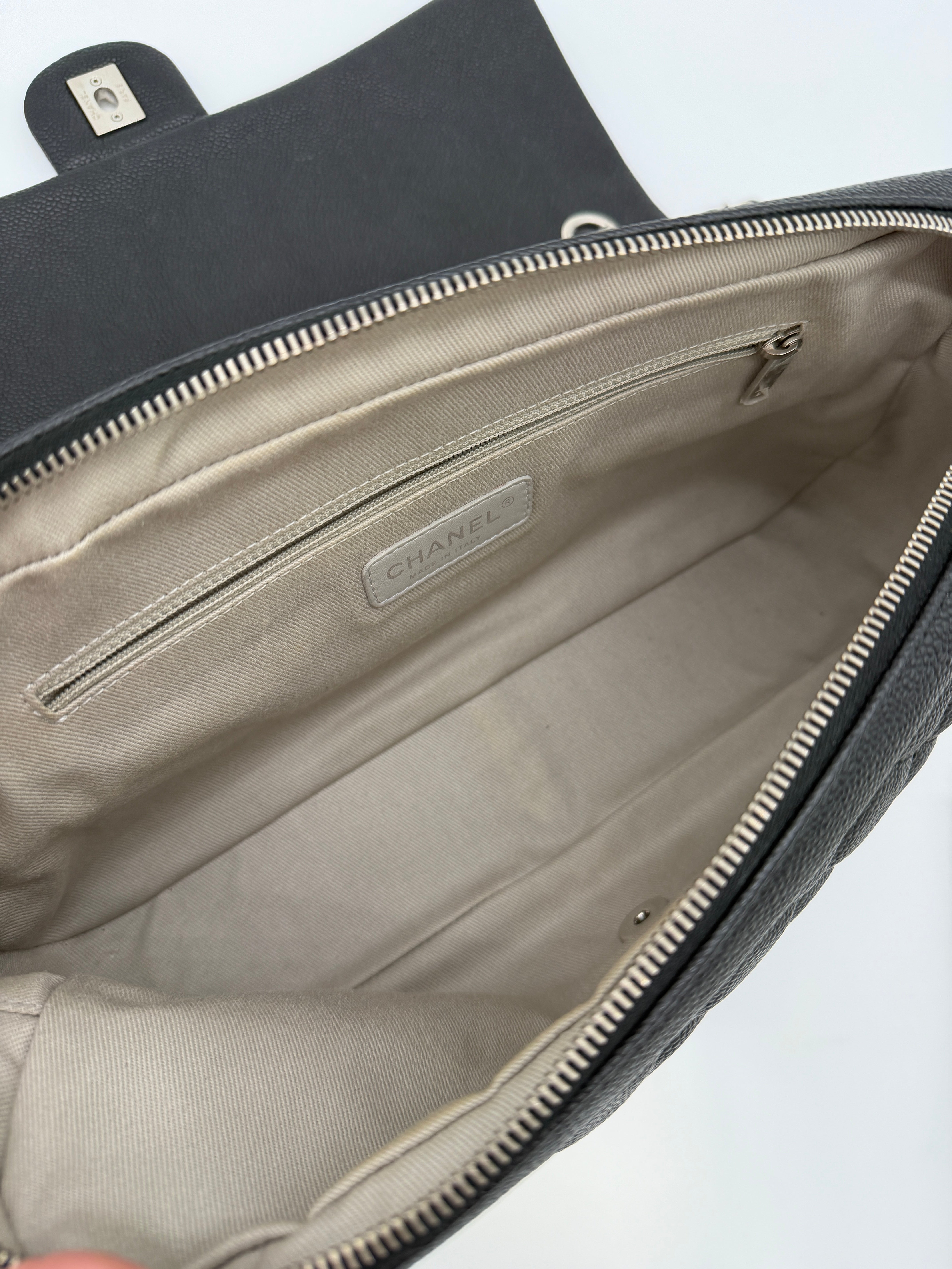 Chanel Jumbo Caviar Easy Flap Bag