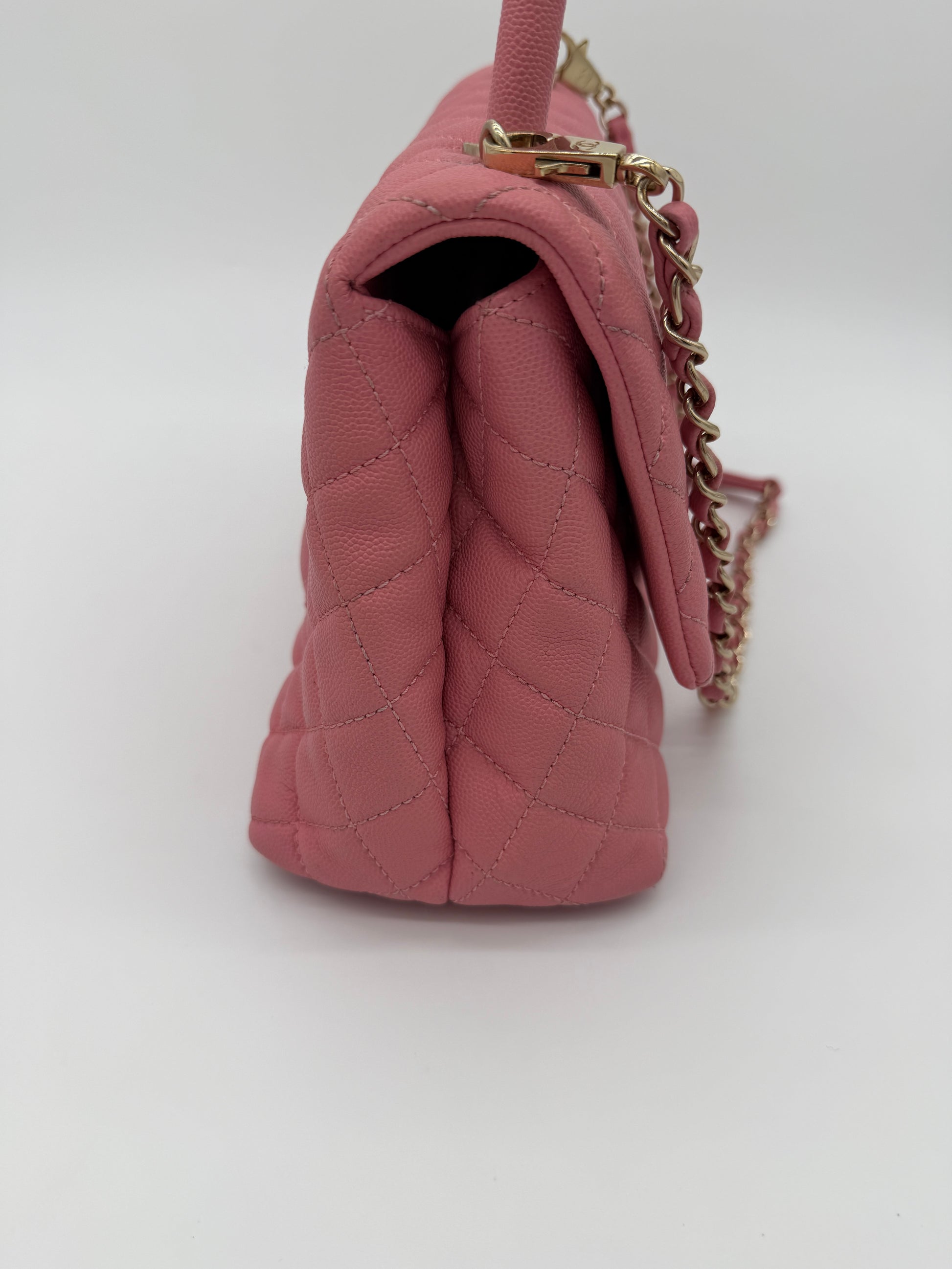 Chanel Caviar Coco Top Handle Small