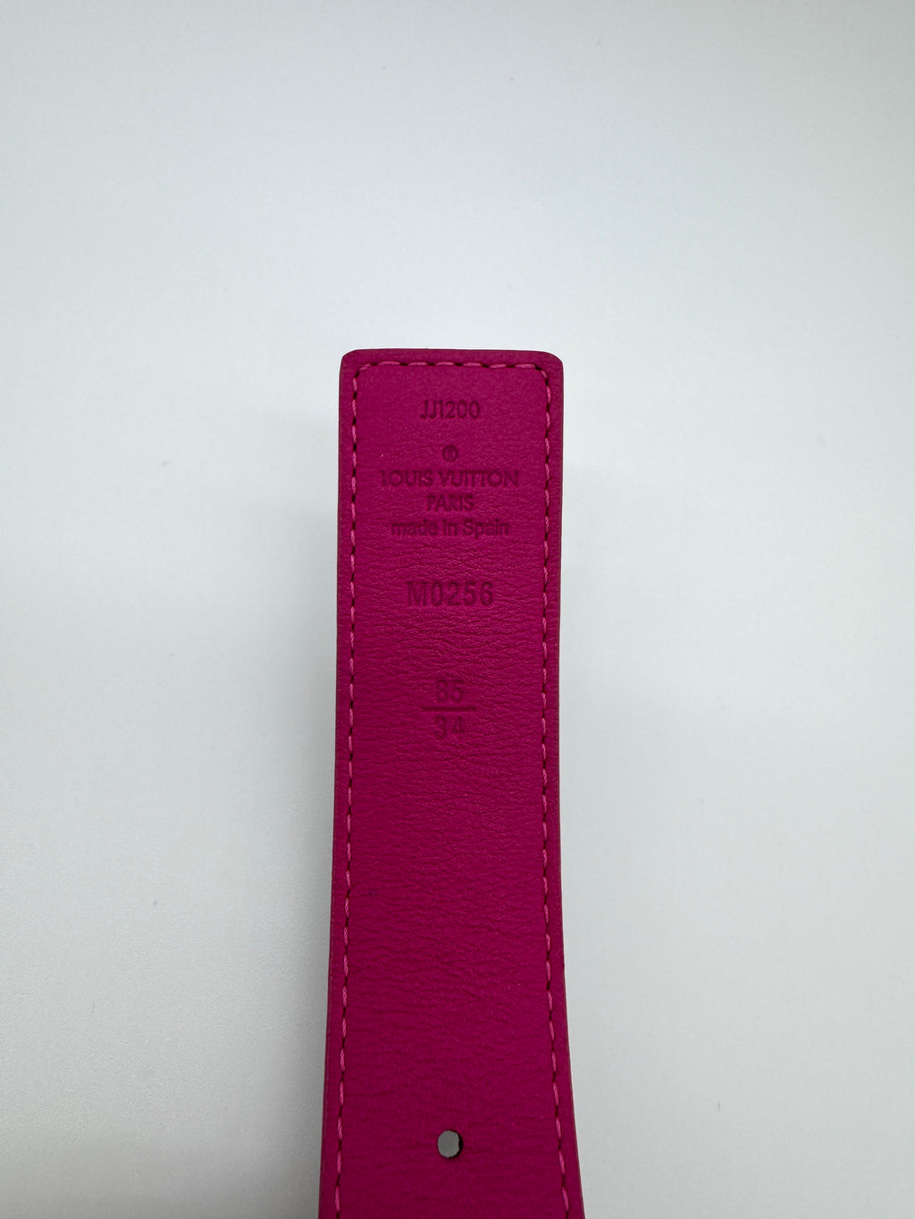 Louis Vuitton Initiales 30mm Reversible Belt Monogram and Pink