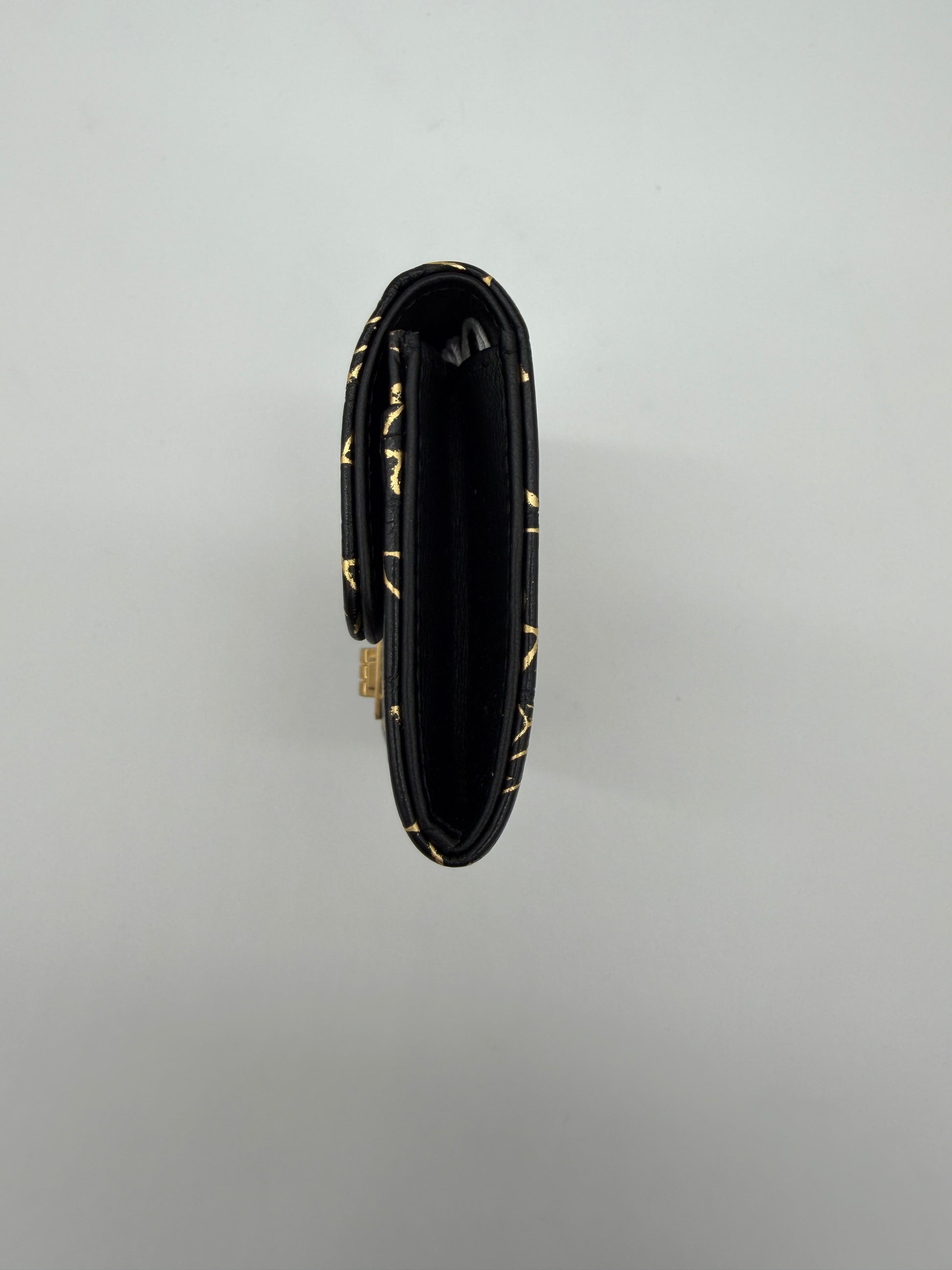 Chanel Reissue Croc Graffiti Flap Card Holder