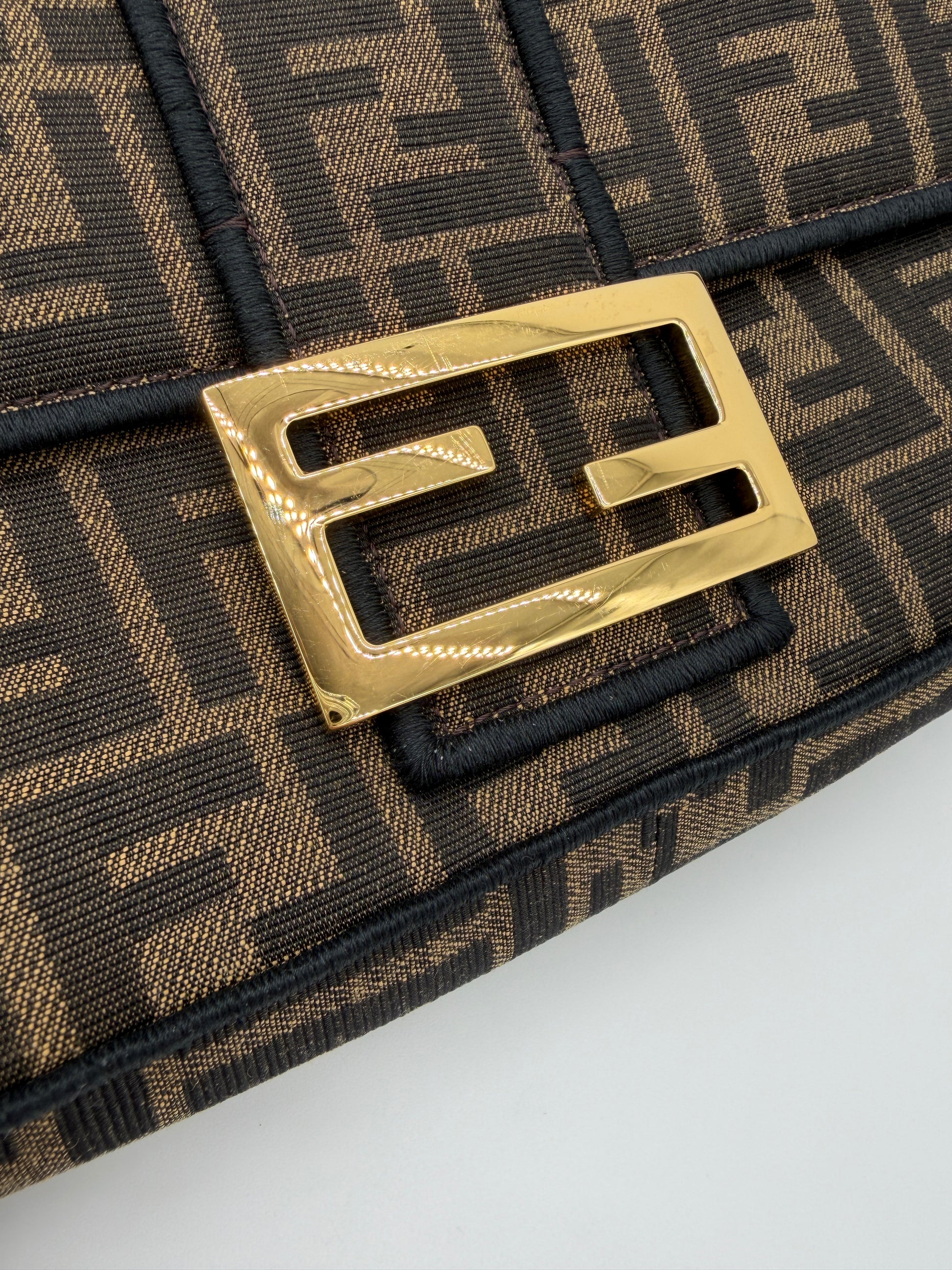 Fendi Zucca FF One Size Baguette