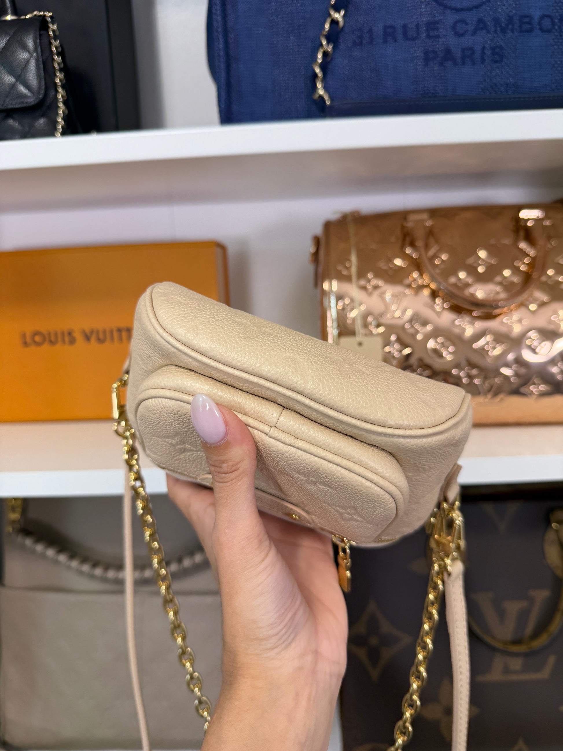 Louis Vuitton Sand Empreinte Mini Bumbag