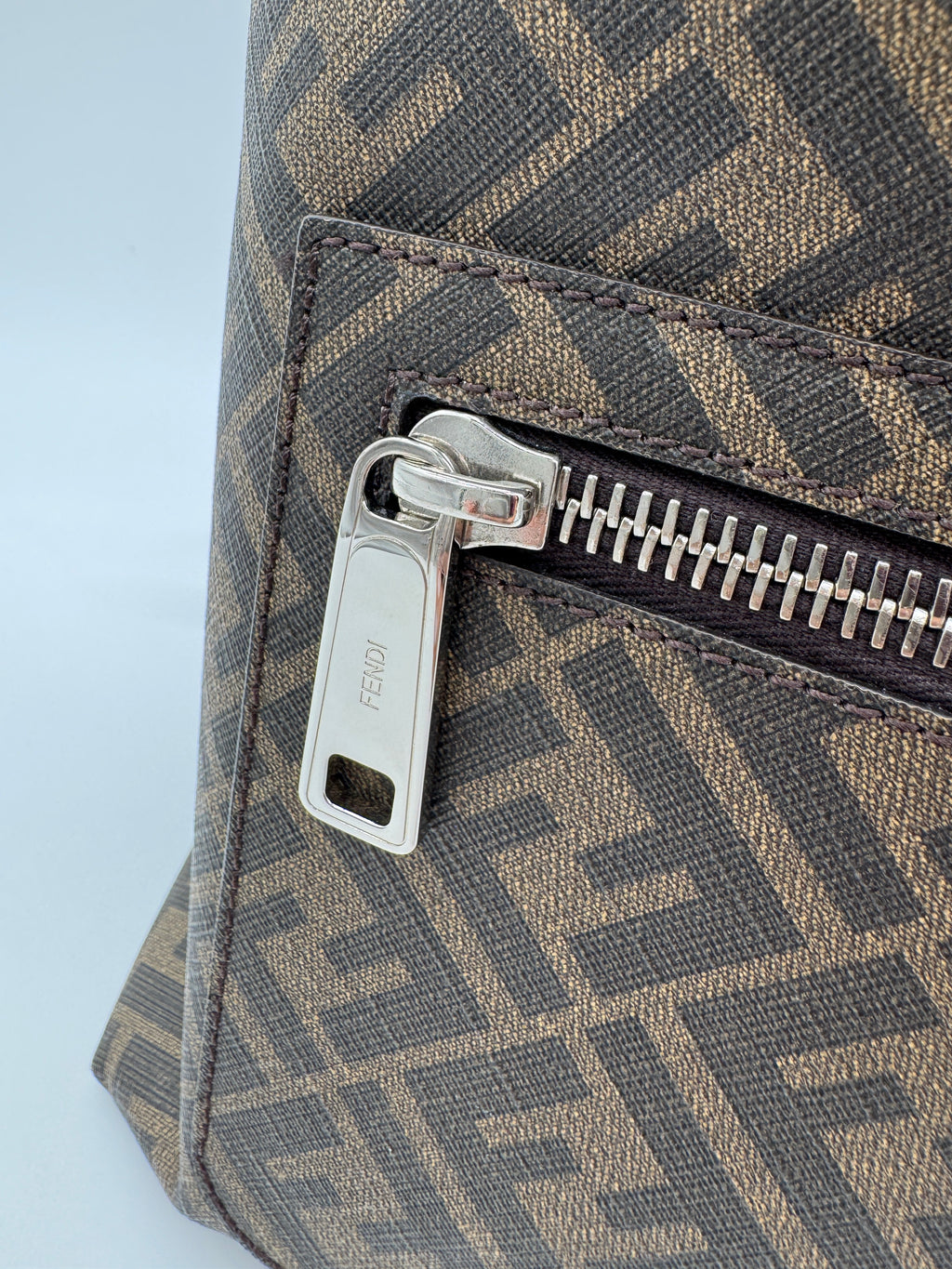 Fendi Diagonal Chiodo Medium Backpack