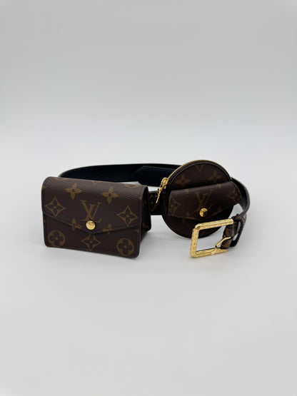Louis Vuitton Daily Multi Pocket 30mm Belt 80/32
