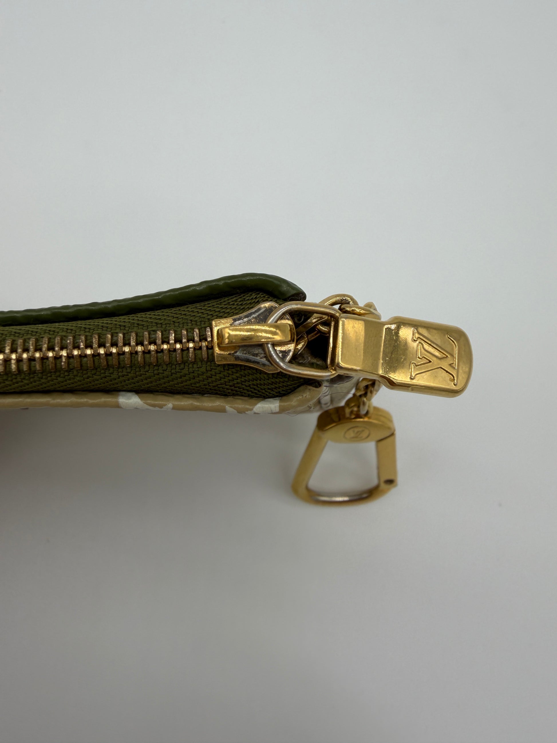 Louis Vuitton Monogram Khaki Key Pochette