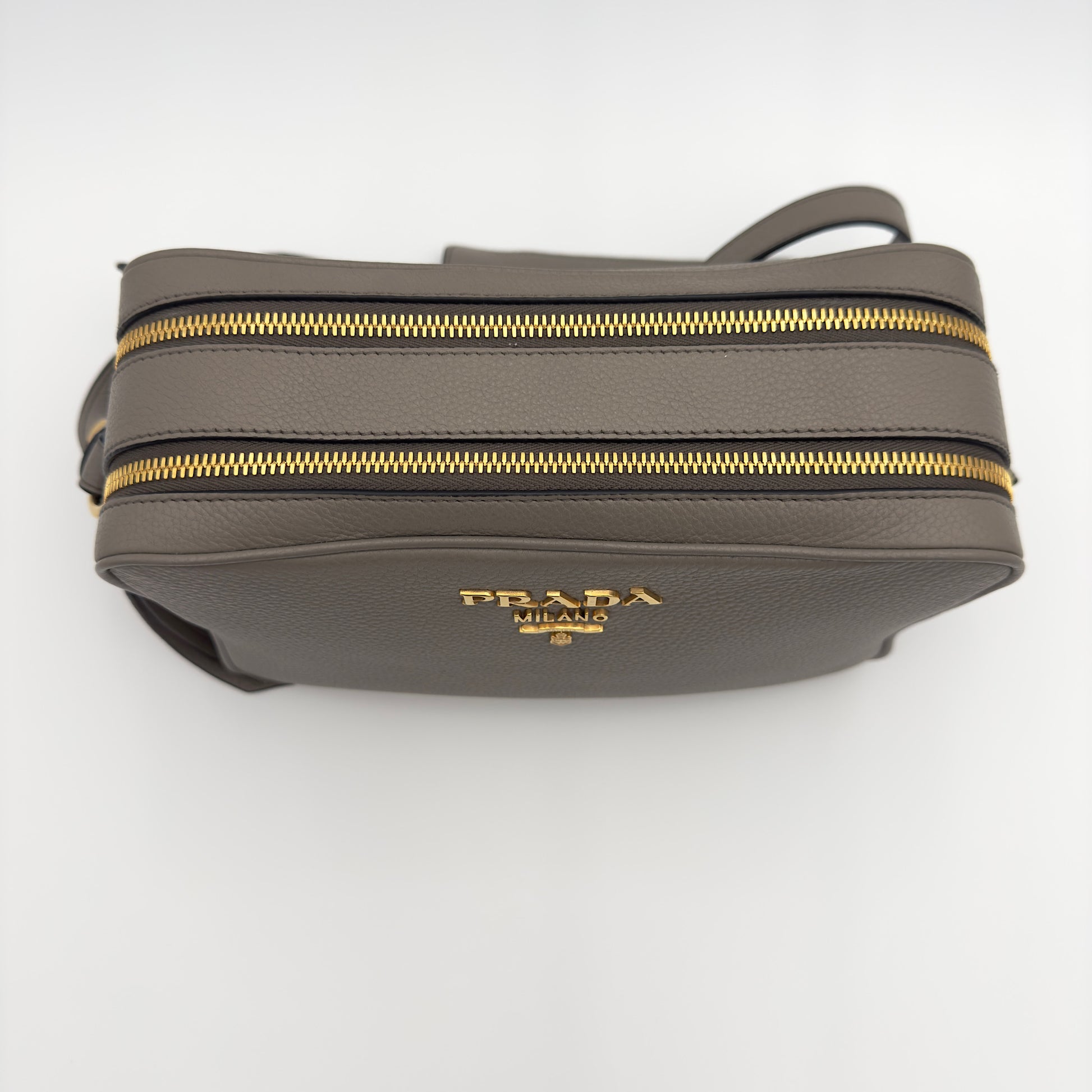 Prada Phenix Vitello Double Zip Crossbody Bag