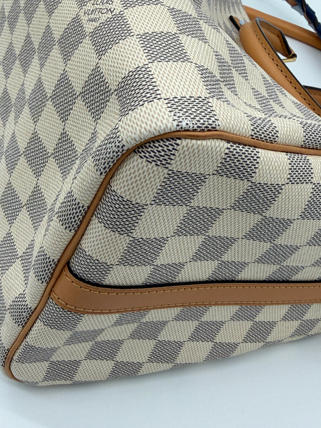 Louis Vuitton Speedy 30 Damier Azur Braided Strap