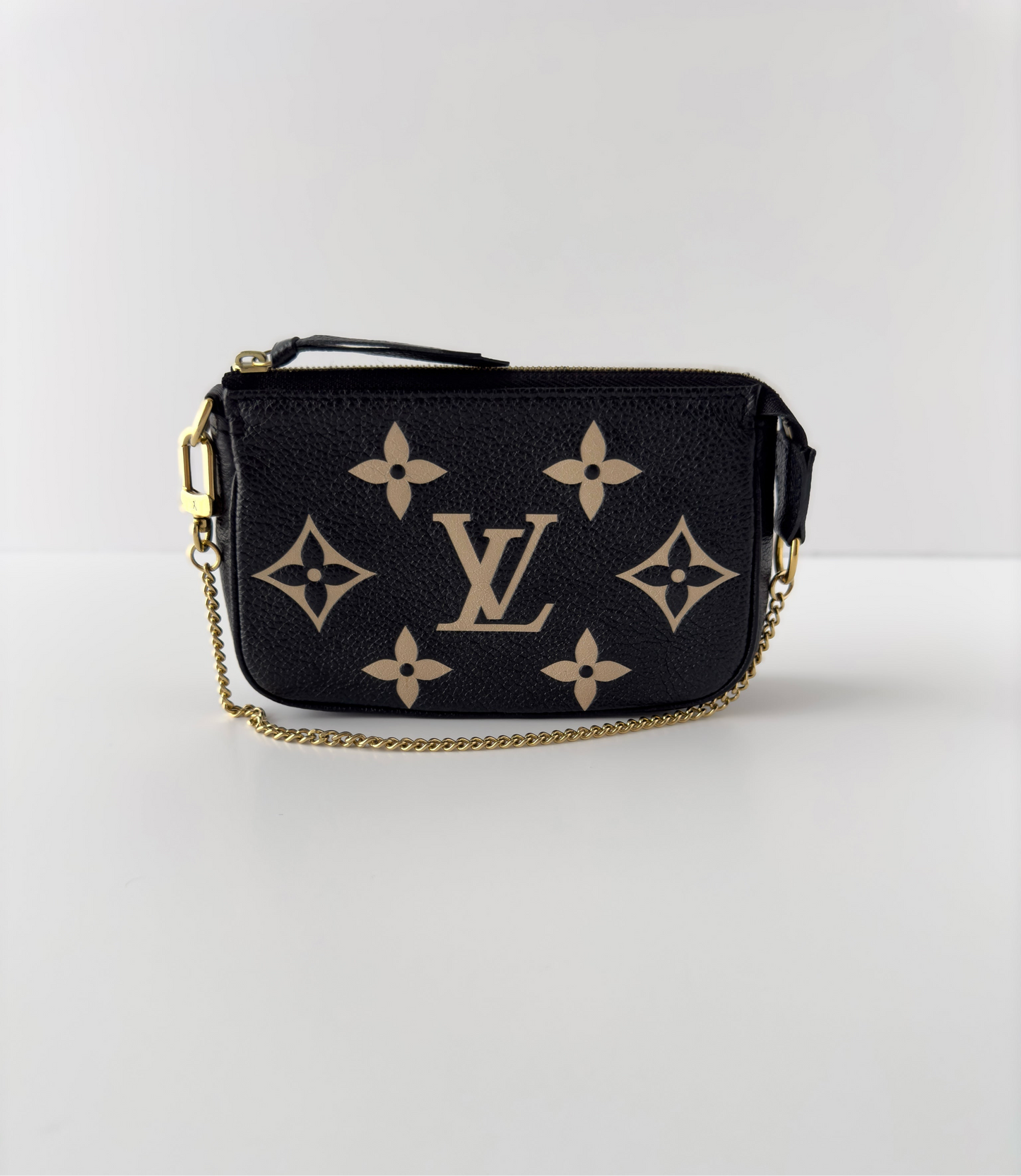 Louis Vuitton Mini Pochette Accessoires Bicolor Monogram Empreinte