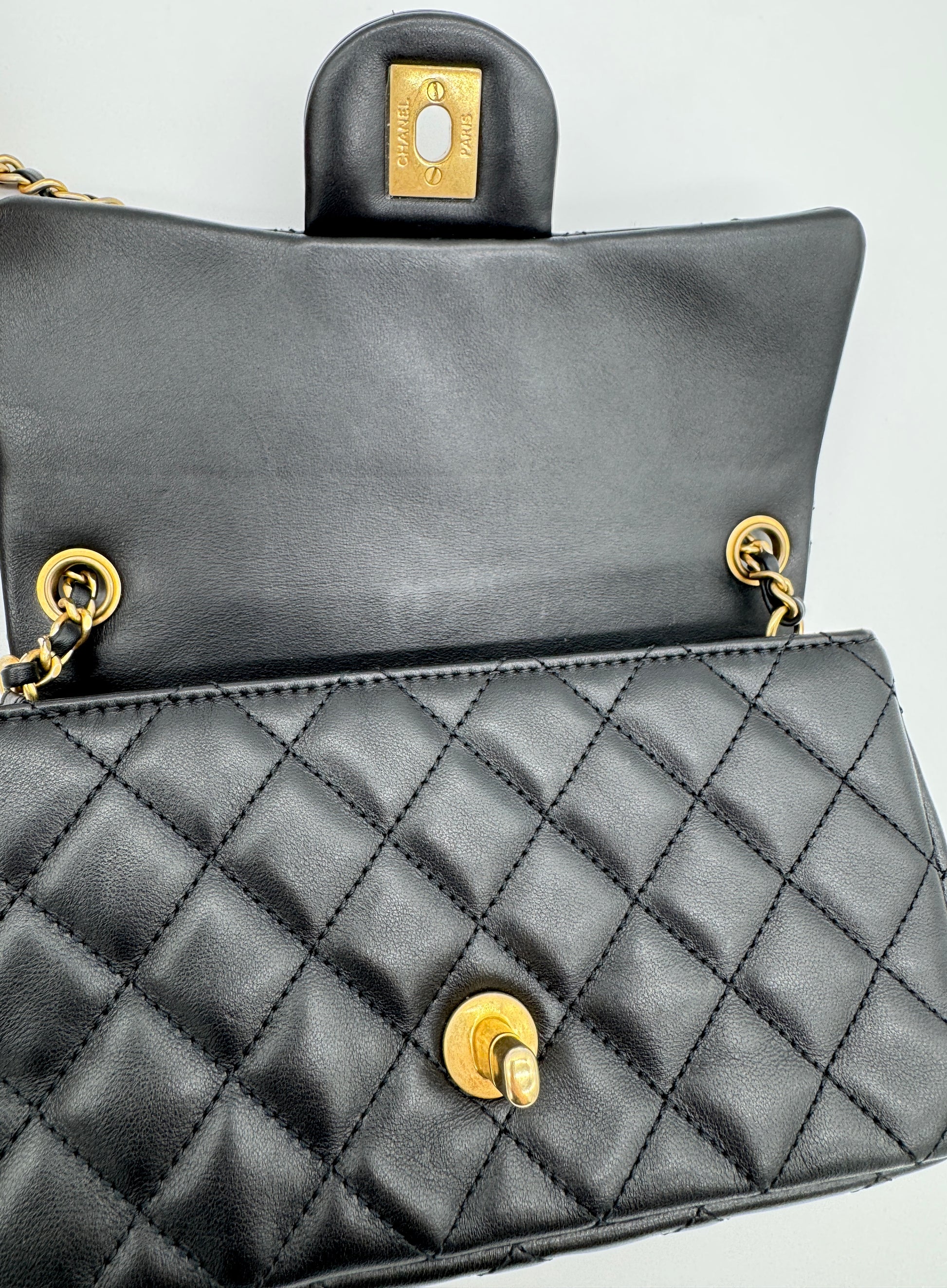 Chanel Lambskin Mini Romance Flap Bag