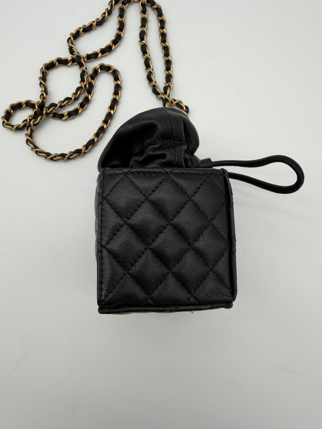 Chanel Mini Bucket Drawstring Crossbody Bag