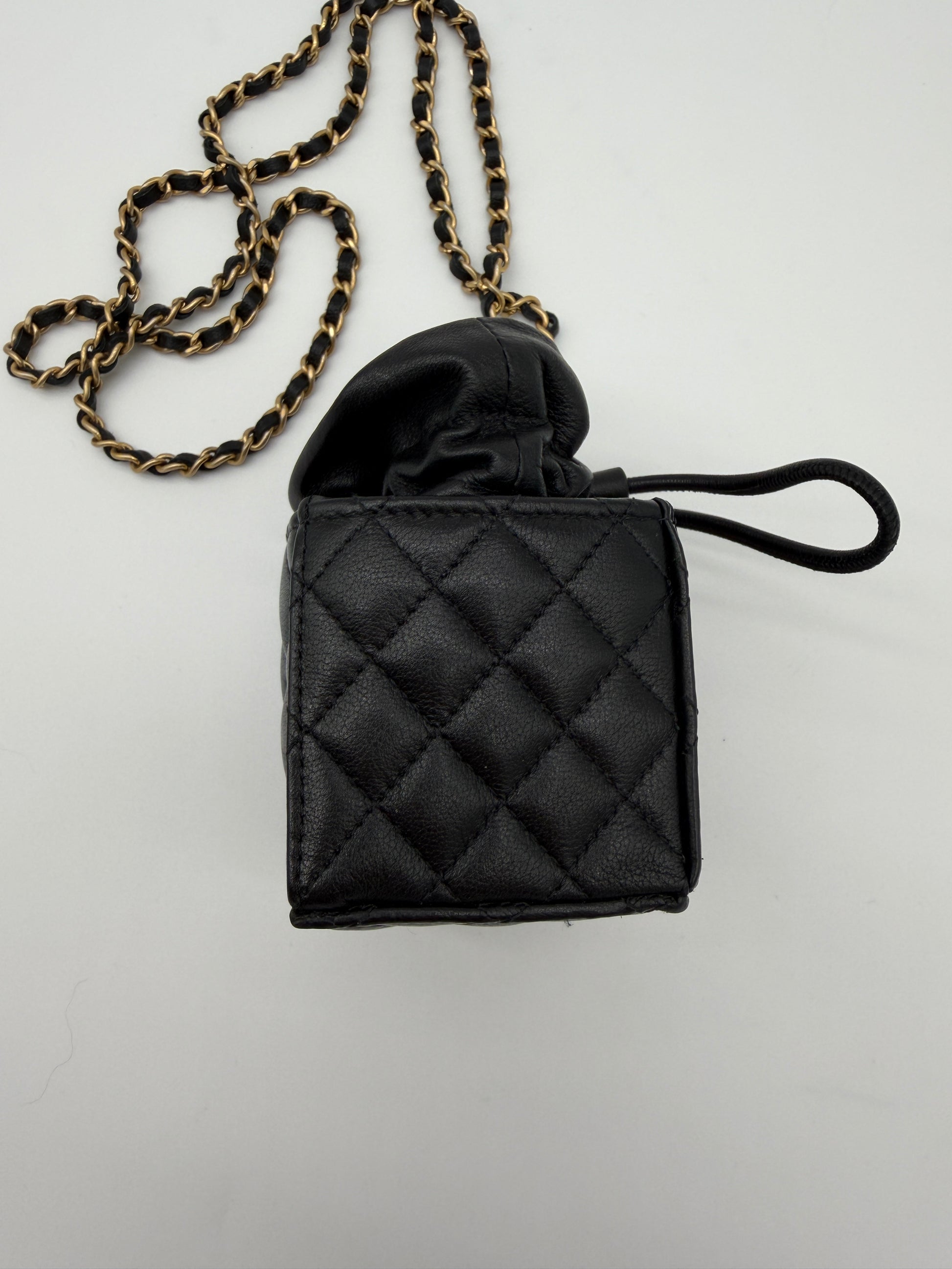 Chanel Mini Bucket Drawstring Crossbody Bag