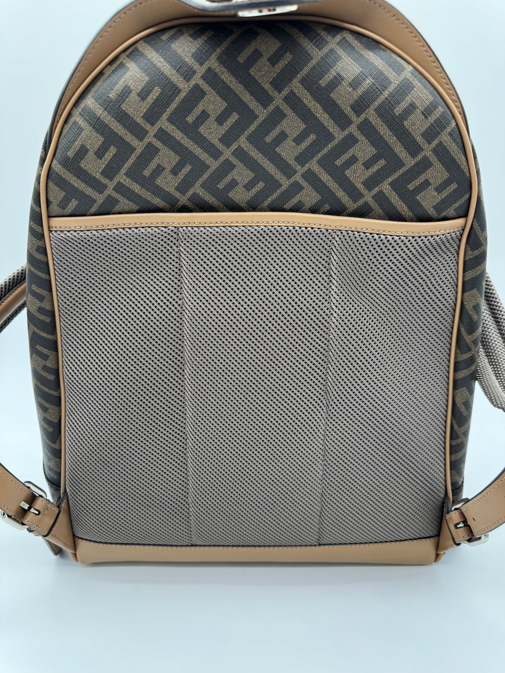 Fendi Diagonal Chiodo Medium Backpack