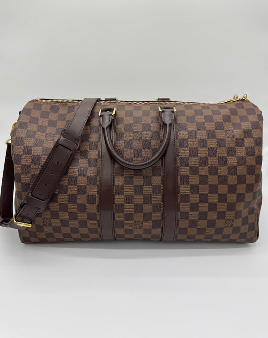 Louis Vuitton Keepall Bandoulière 45 Damier Ebene