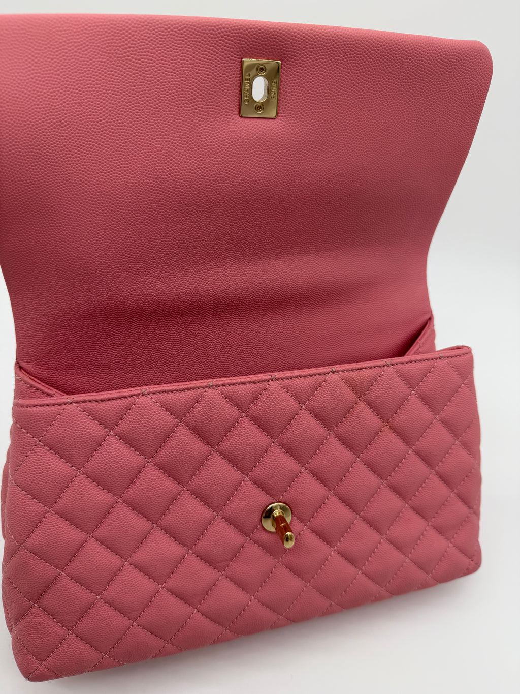 Chanel Caviar Coco Top Handle Small