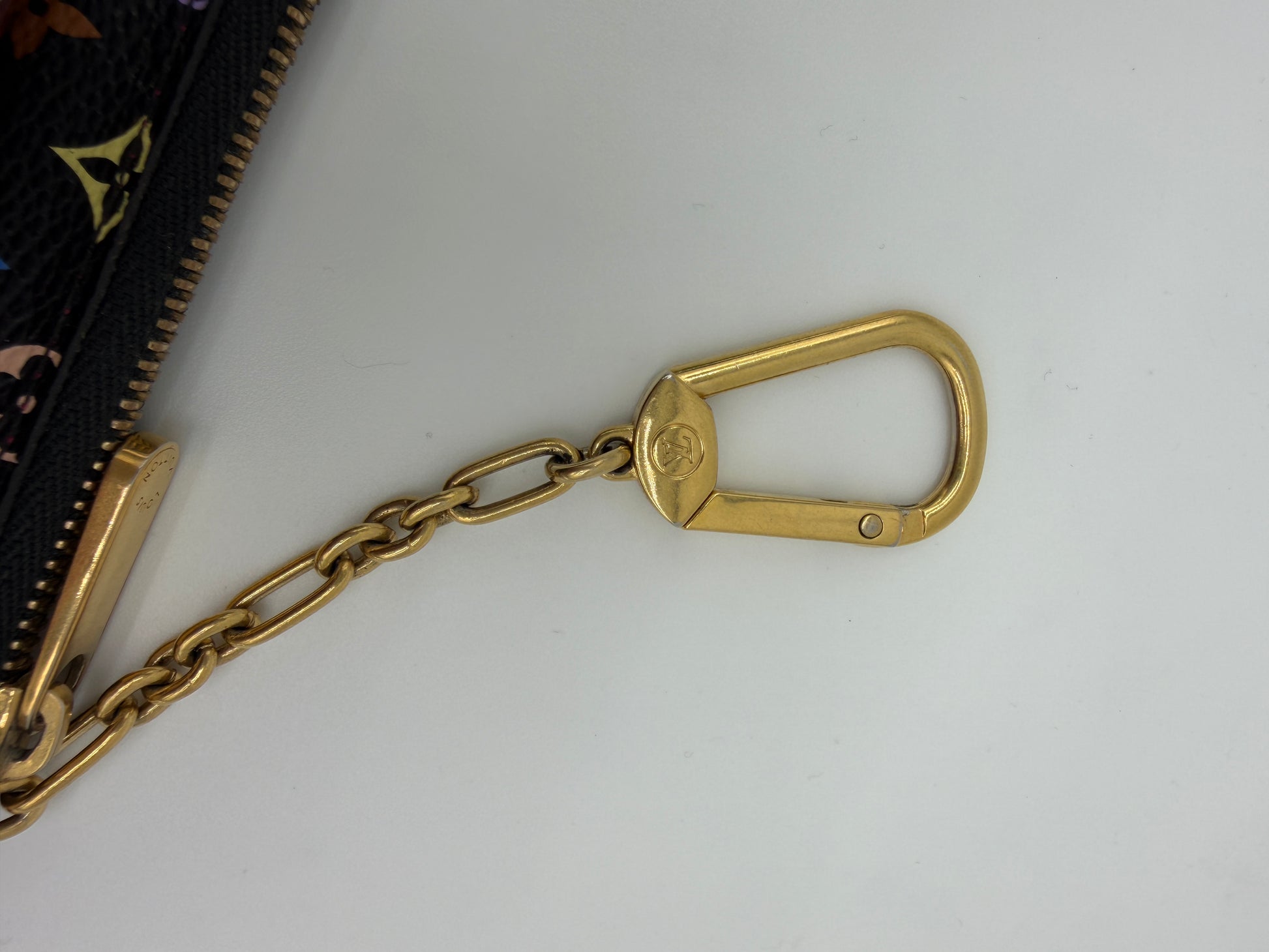 Louis Vuitton Black Multicolor Murakami Key Pouch