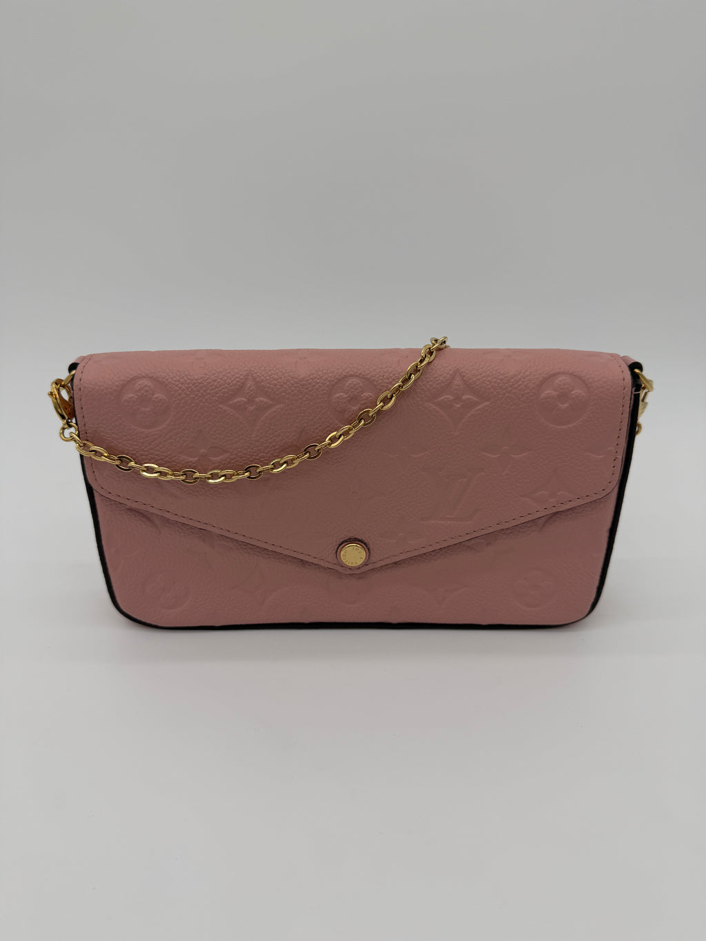 Louis Vuitton Pochette Felicie Empreinte Rose Poudre Pink