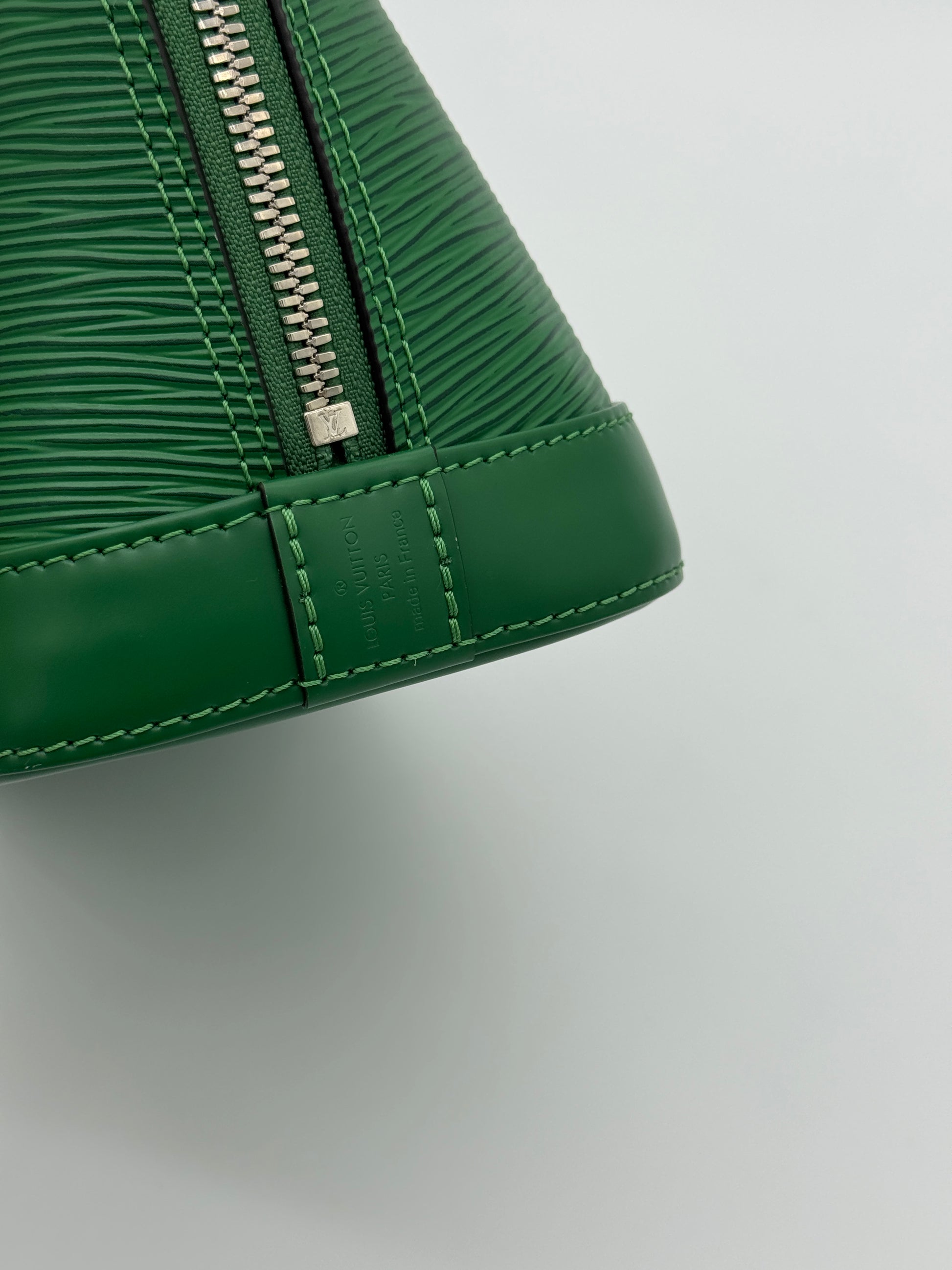 Louis Vuitton Alma BB Epi Borneo Green