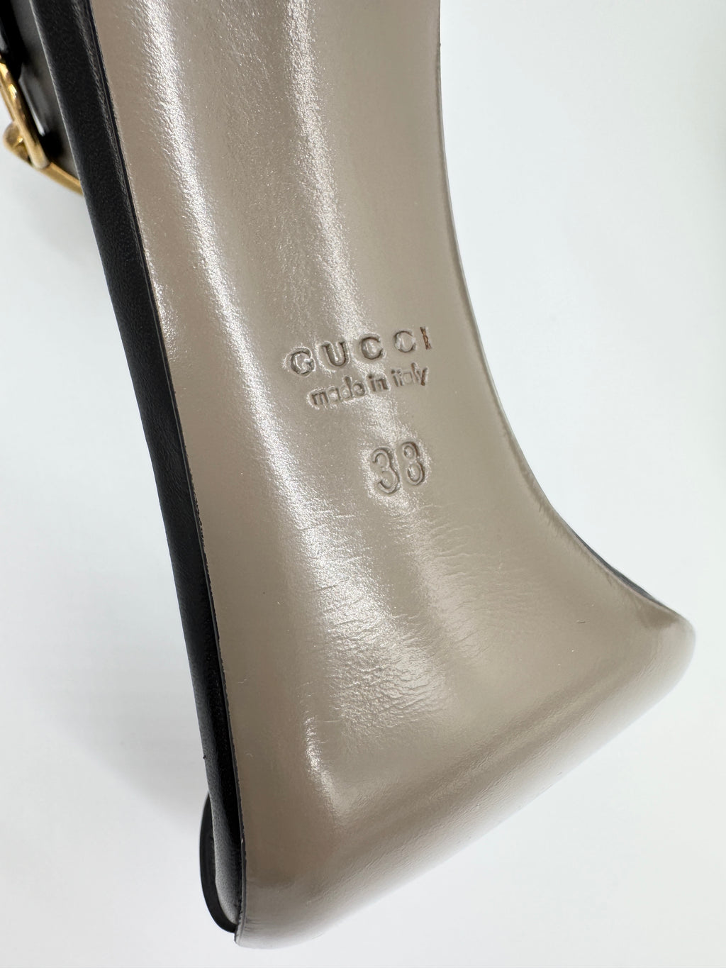Gucci Ursula Ankle Strap Horsebit Heels