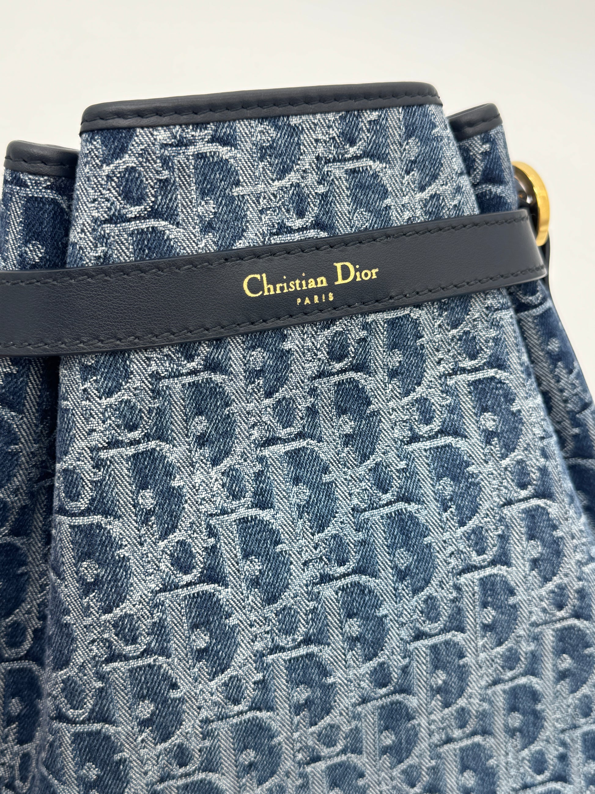 Christian Dior Medium C’est Denim Dior Oblique Jacquard